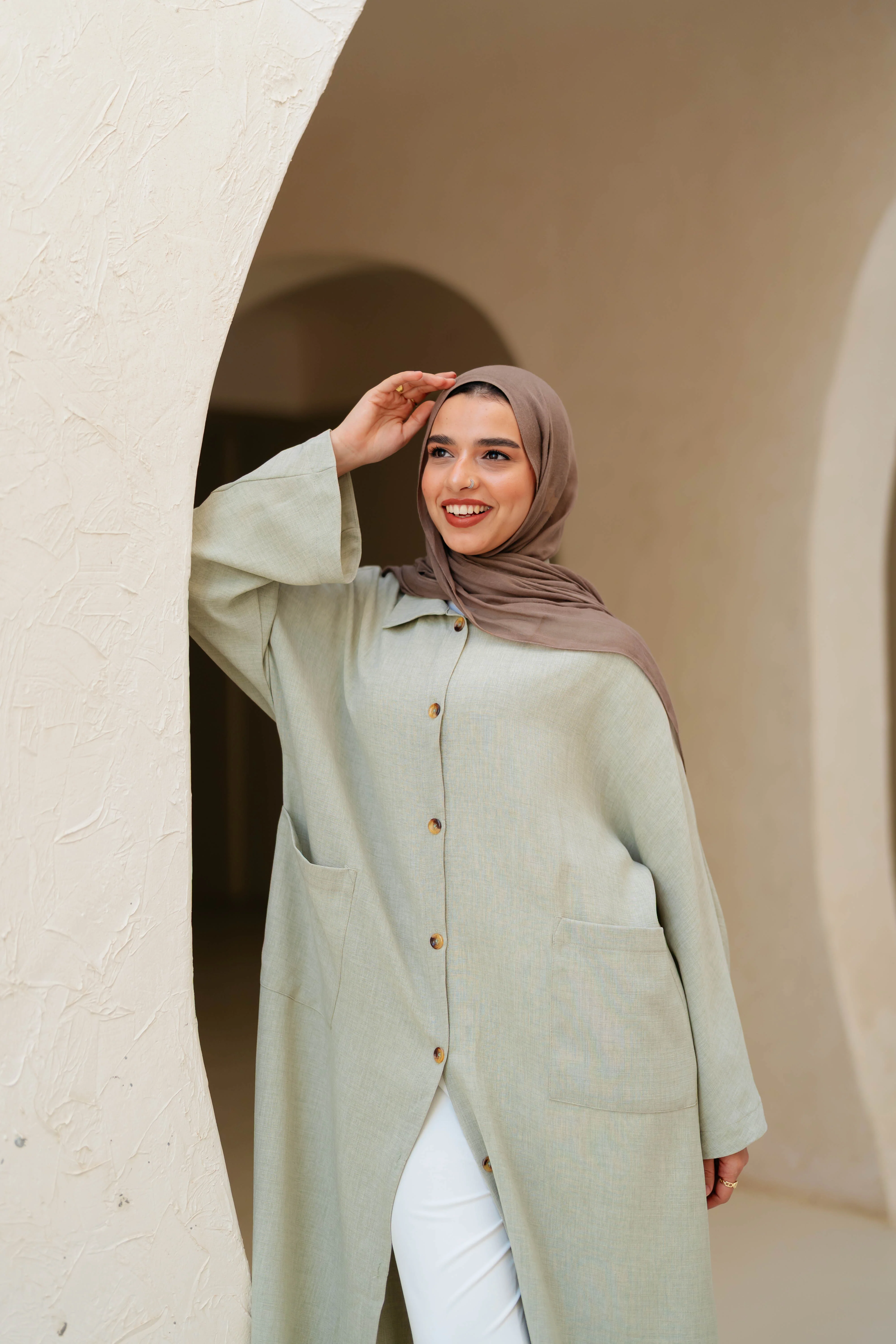 Alinor Shirt Dress - Image 9