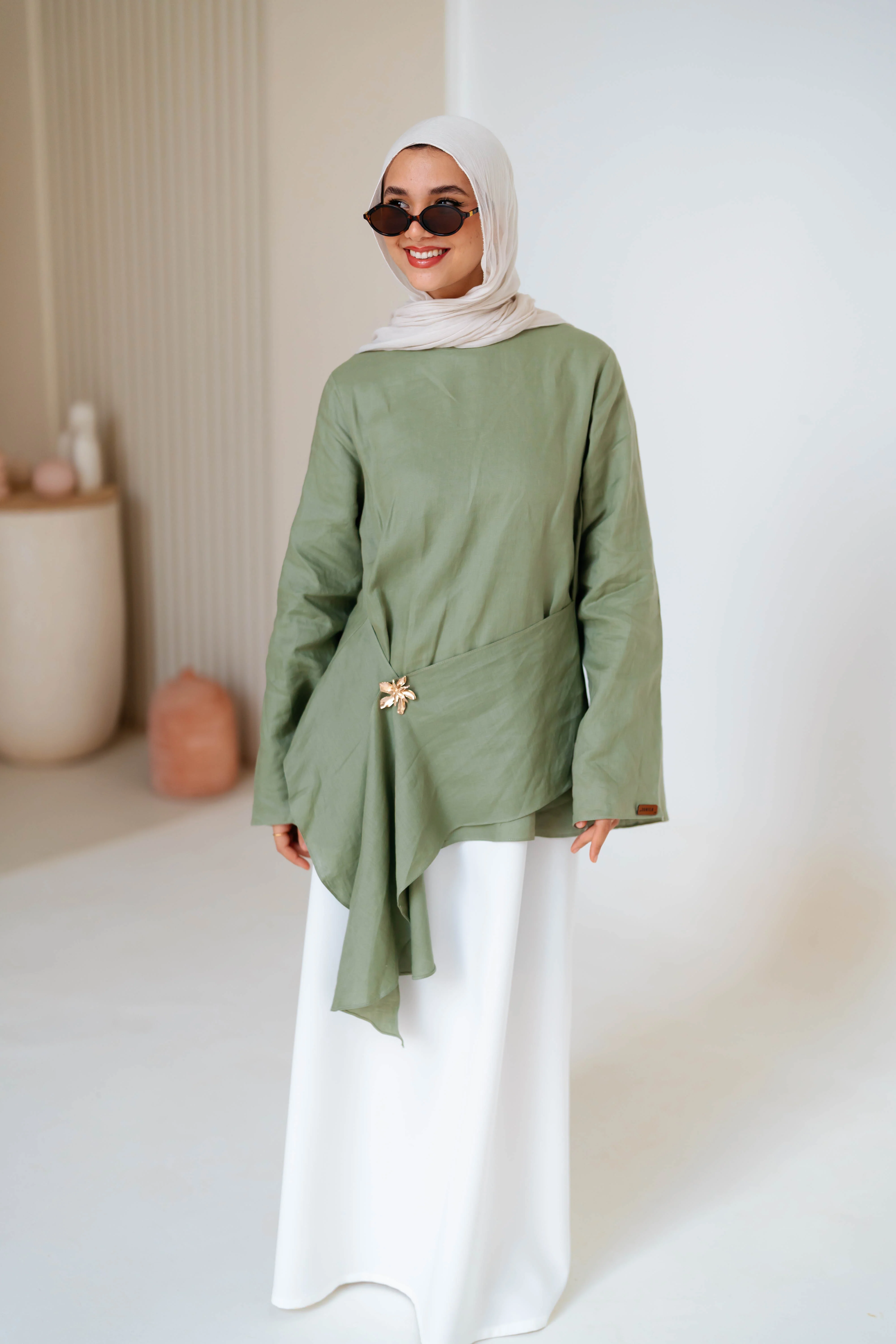 Brooch Blouse - Image 3