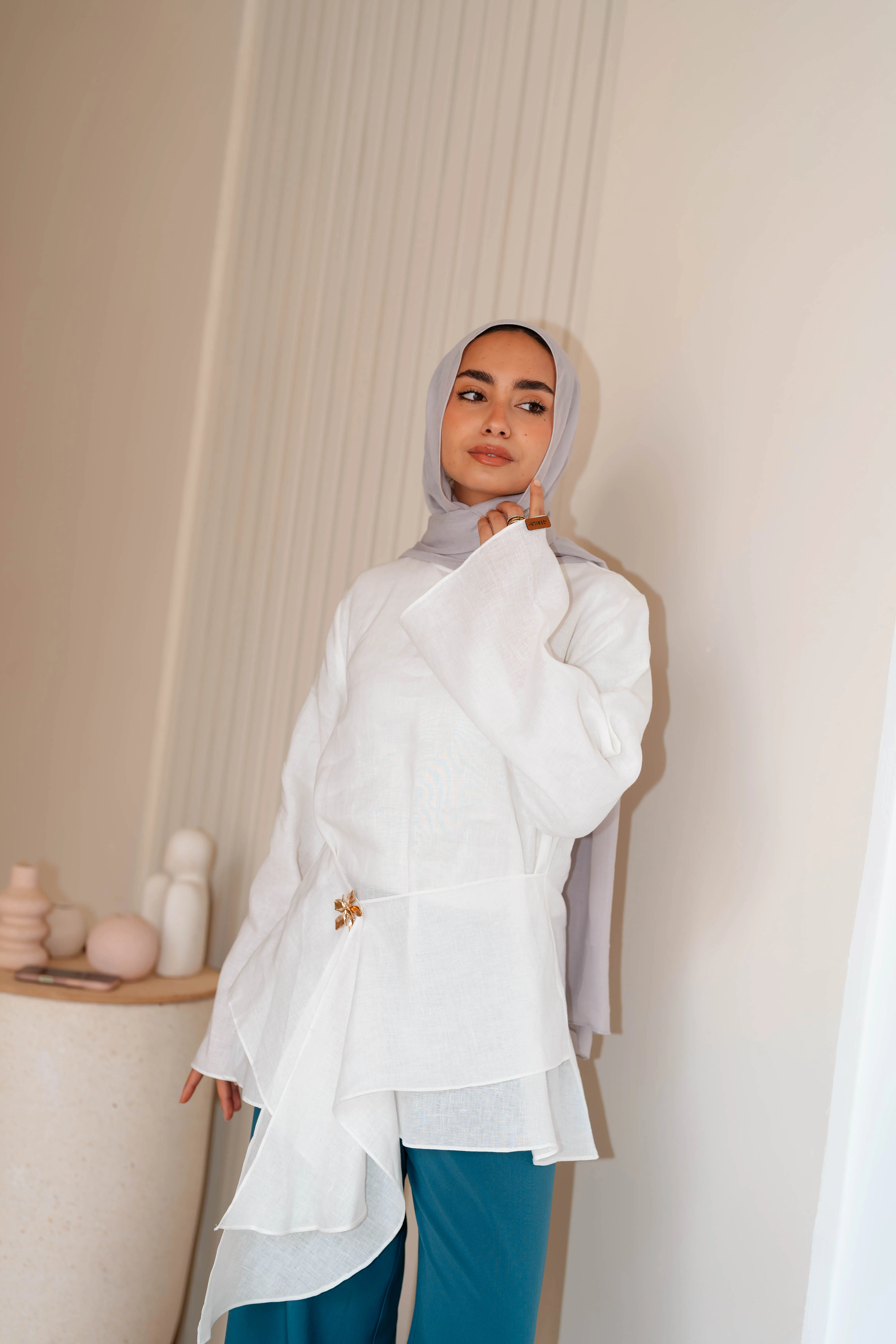 Brooch Blouse - Image 4