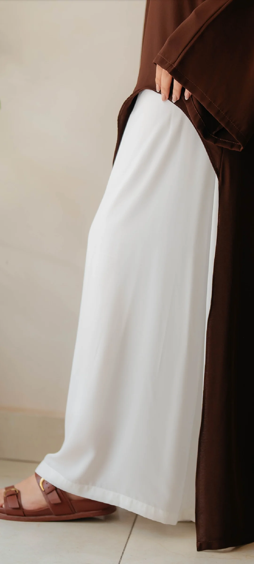 Crepe Wide Leg Pants - Image 3