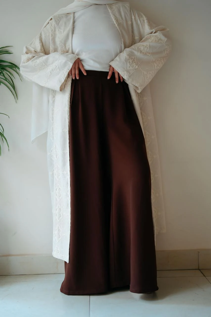 Crepe Wide Leg Pants - Image 4