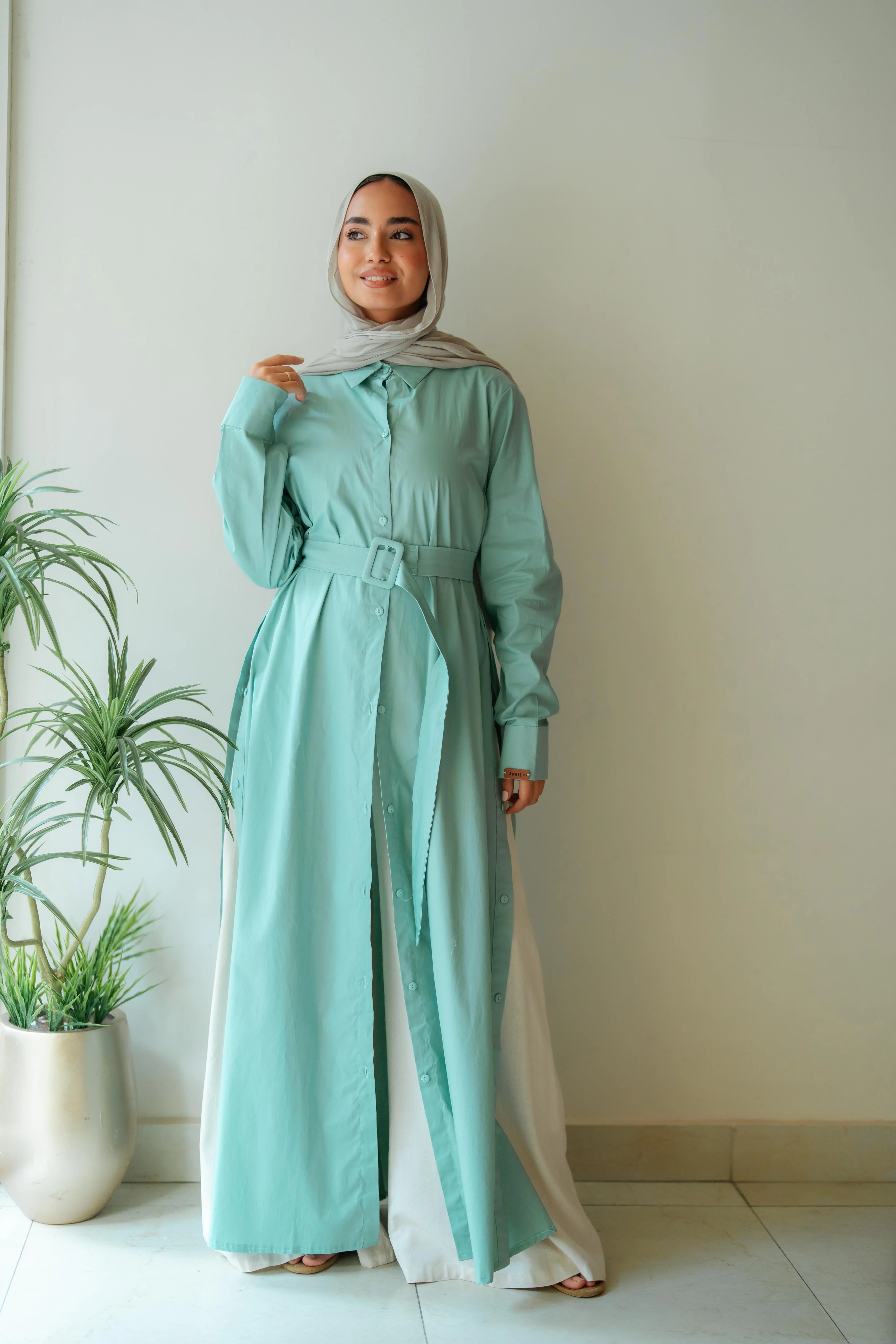 Double Side Buttons Dress - Image 12