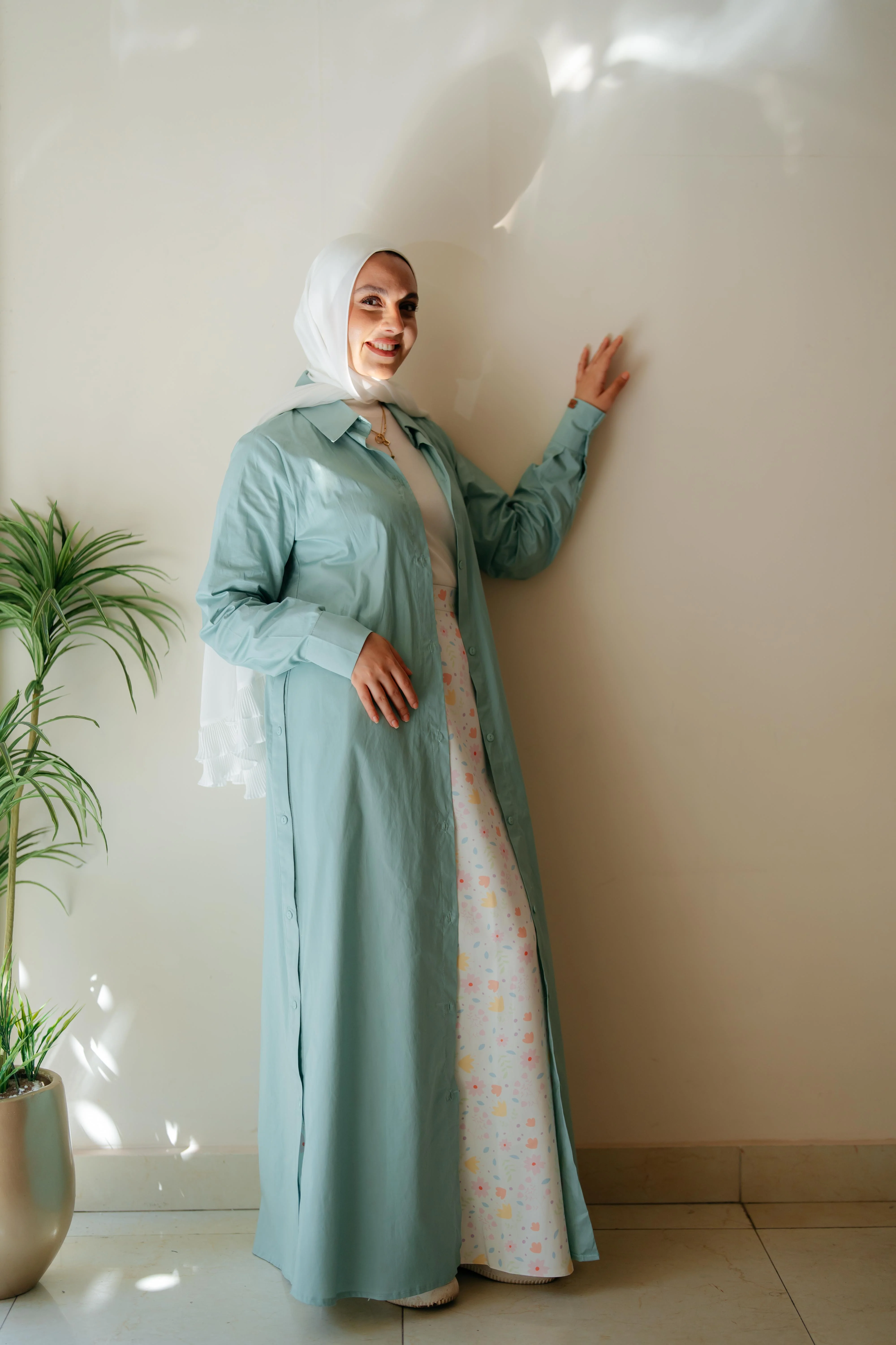 Double Side Buttons Dress - Image 19