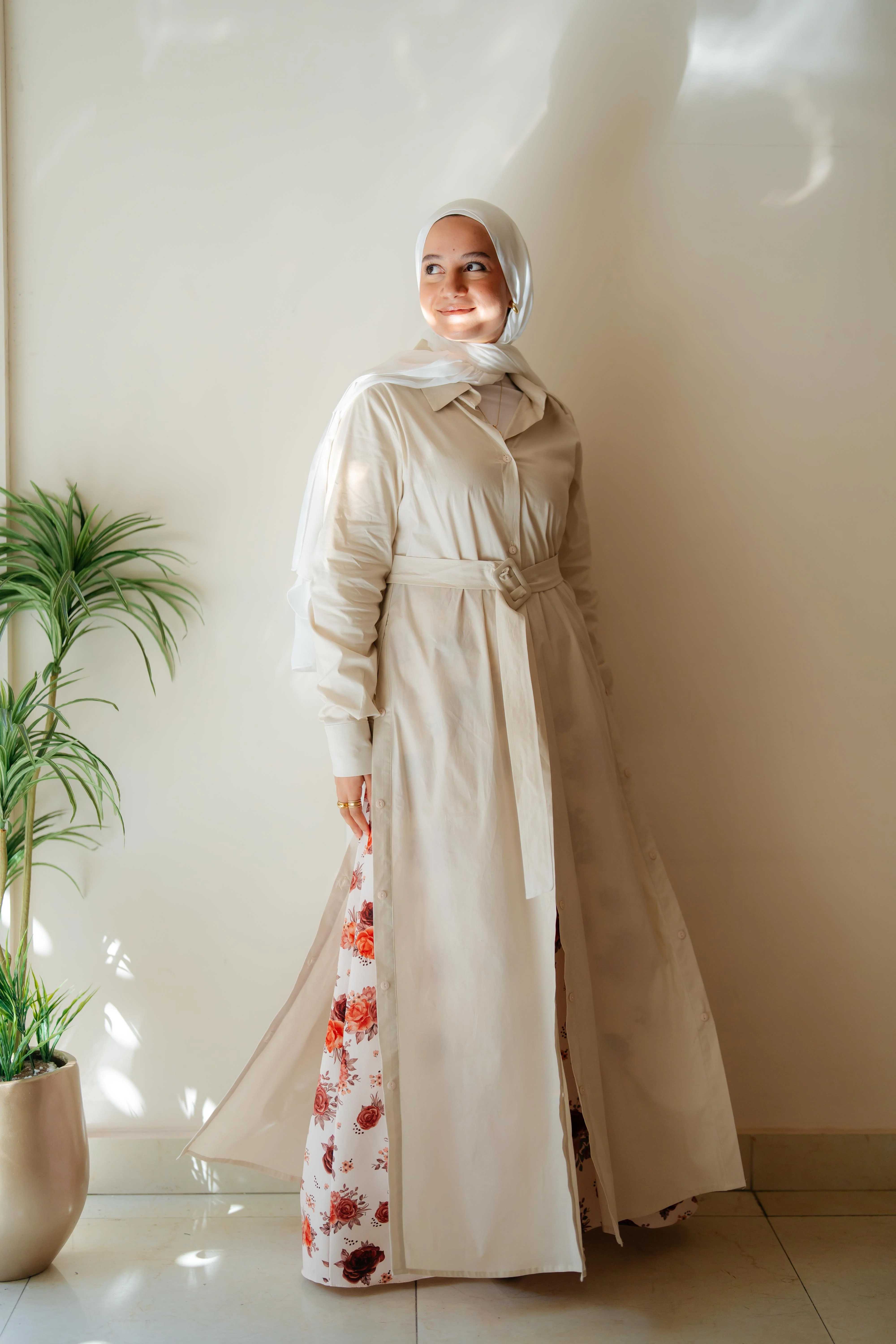 Double Side Buttons Dress - Image 20
