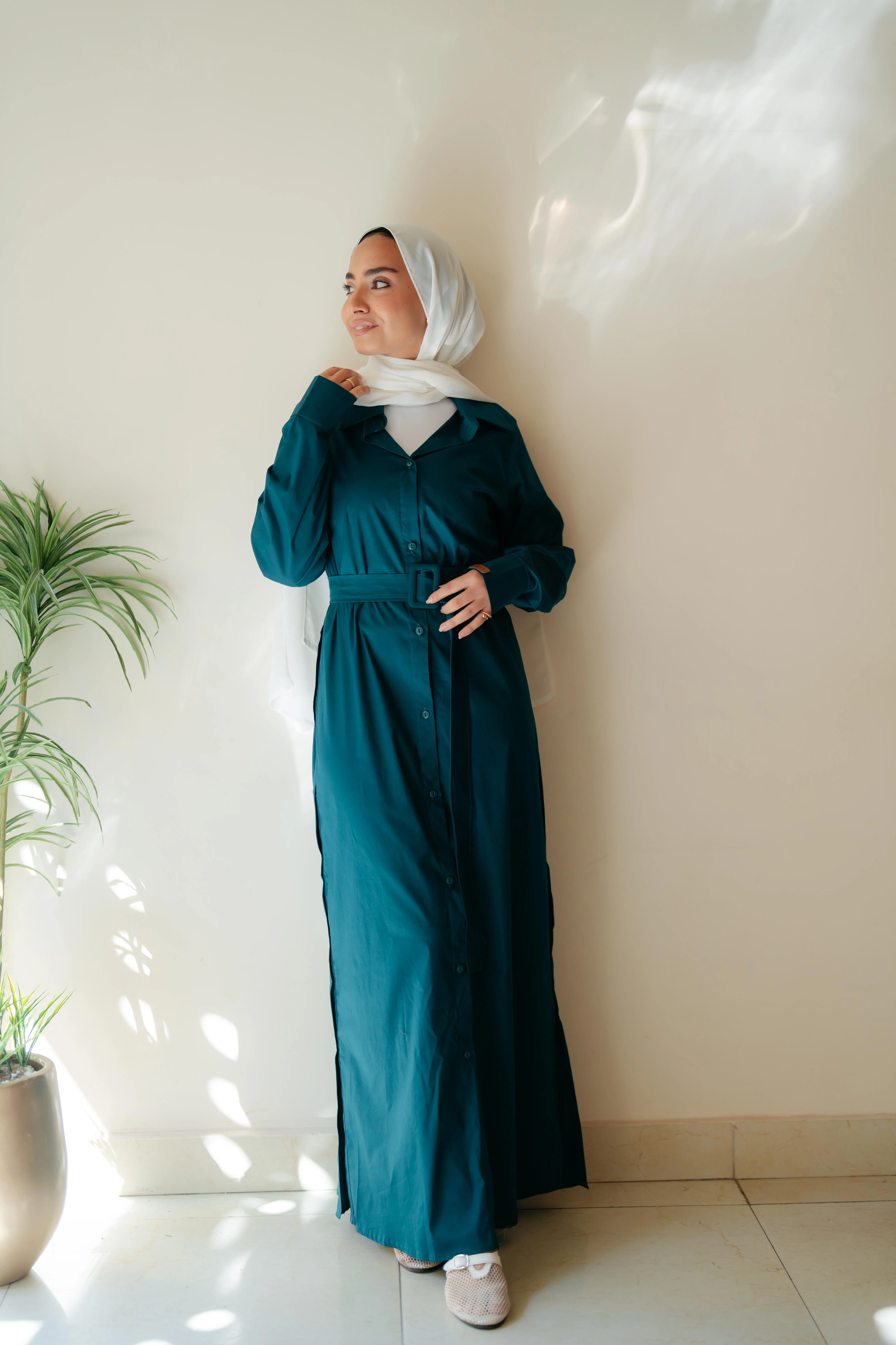 Double Side Buttons Dress - Image 23