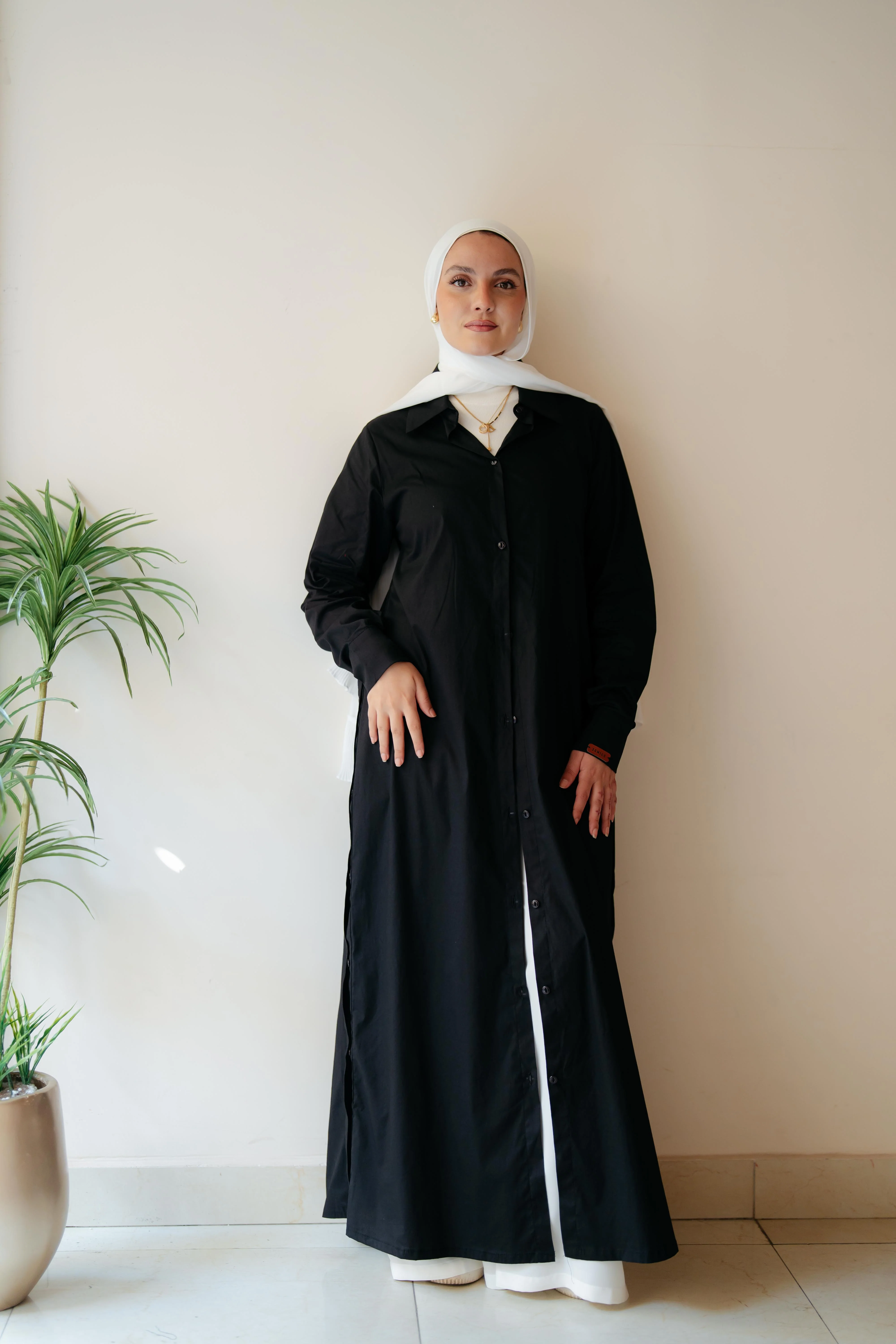 Double Side Buttons Dress - Image 6