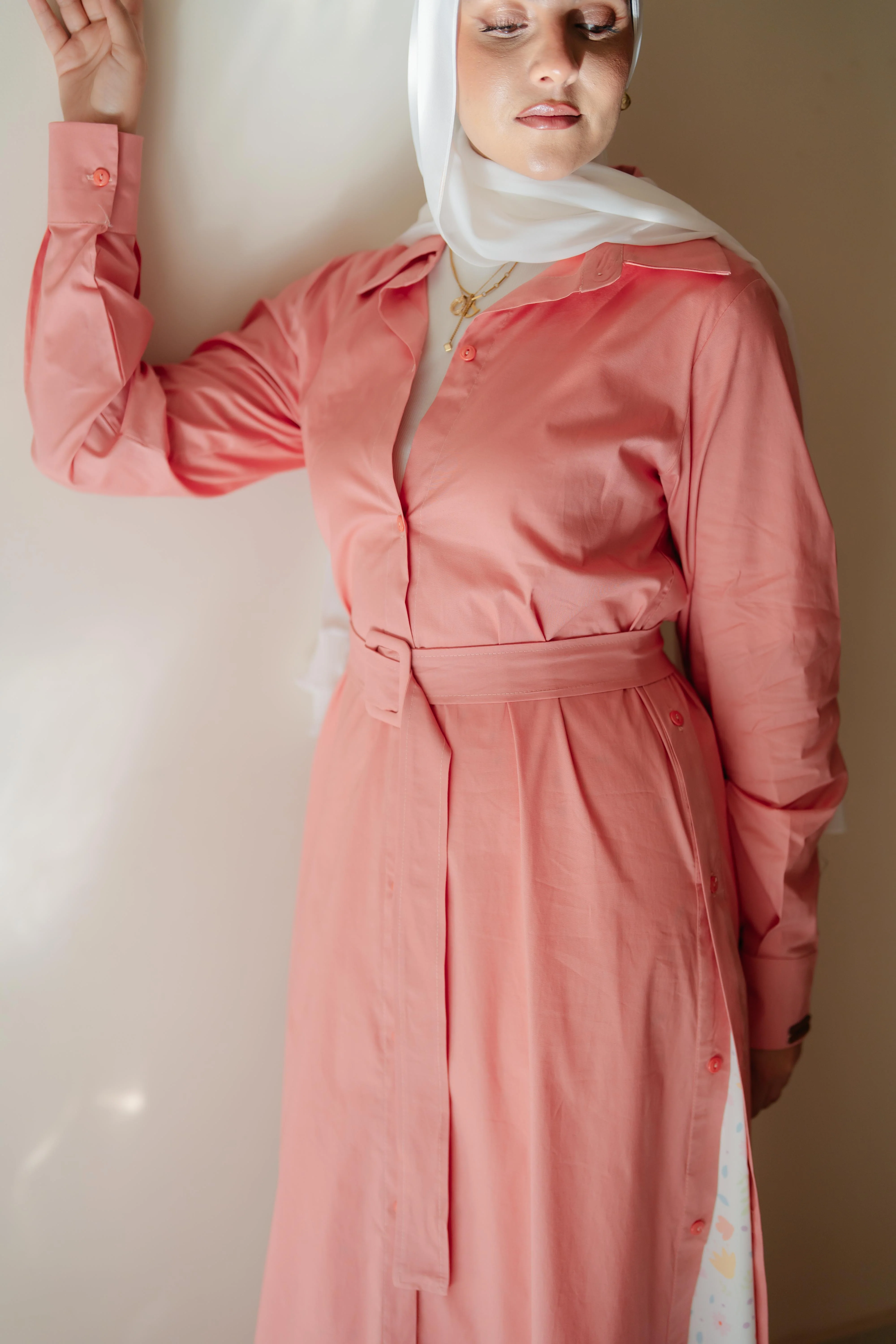 Double Side Buttons Dress - Image 8