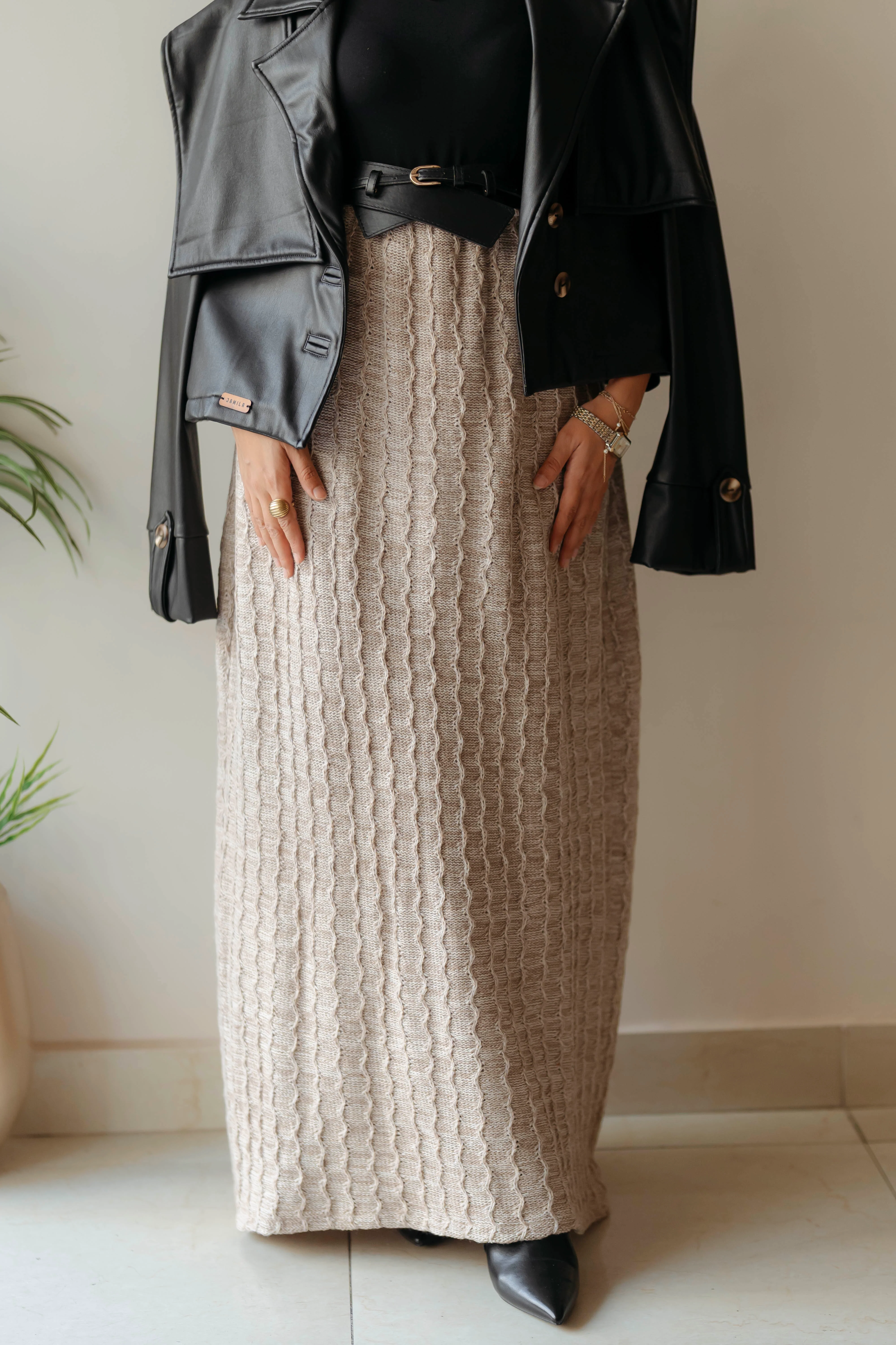 Flare Knit Skirt - Image 5