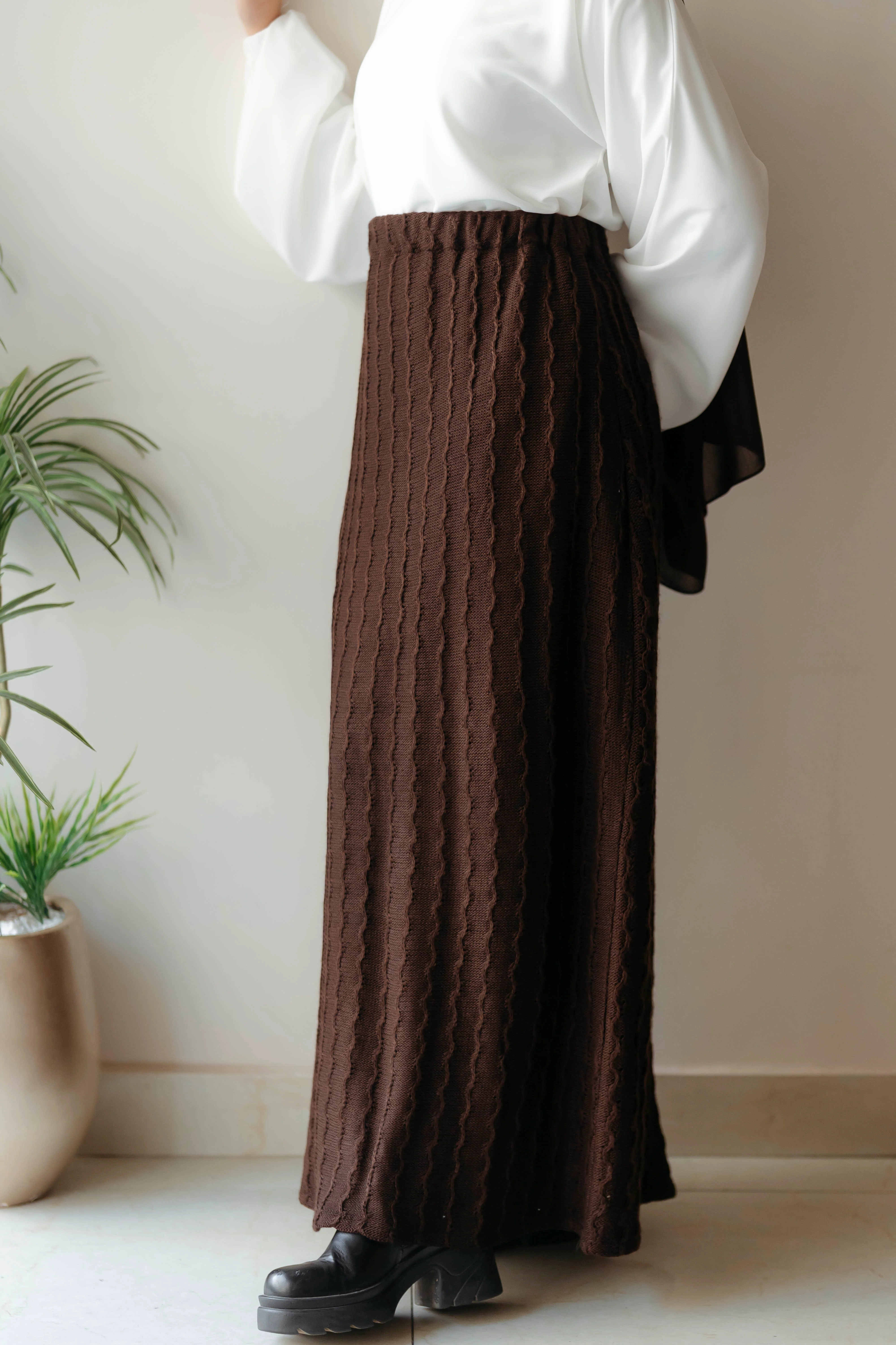 Flare Knit Skirt - Image 8