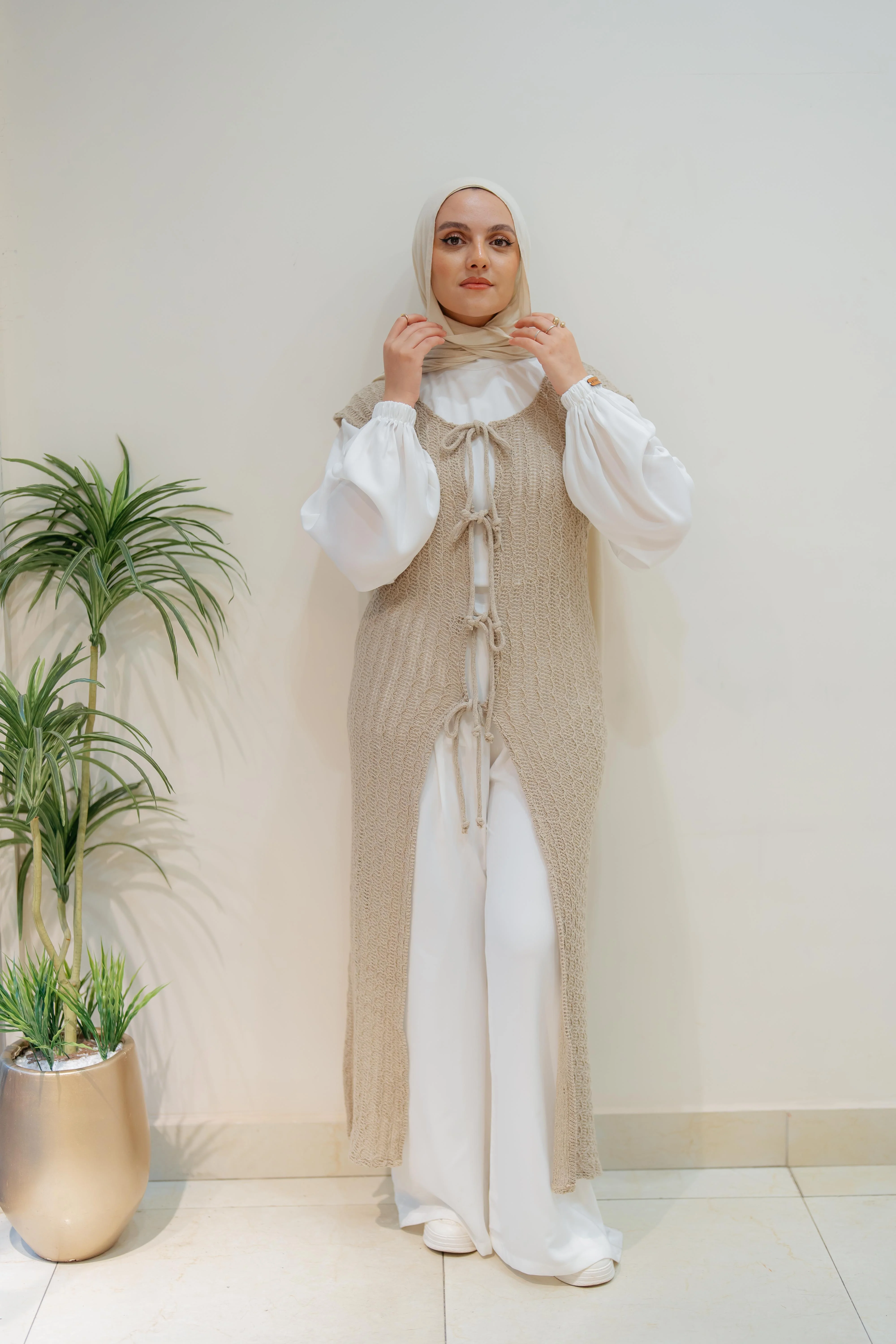 Maxi summer knitted vest - Image 2