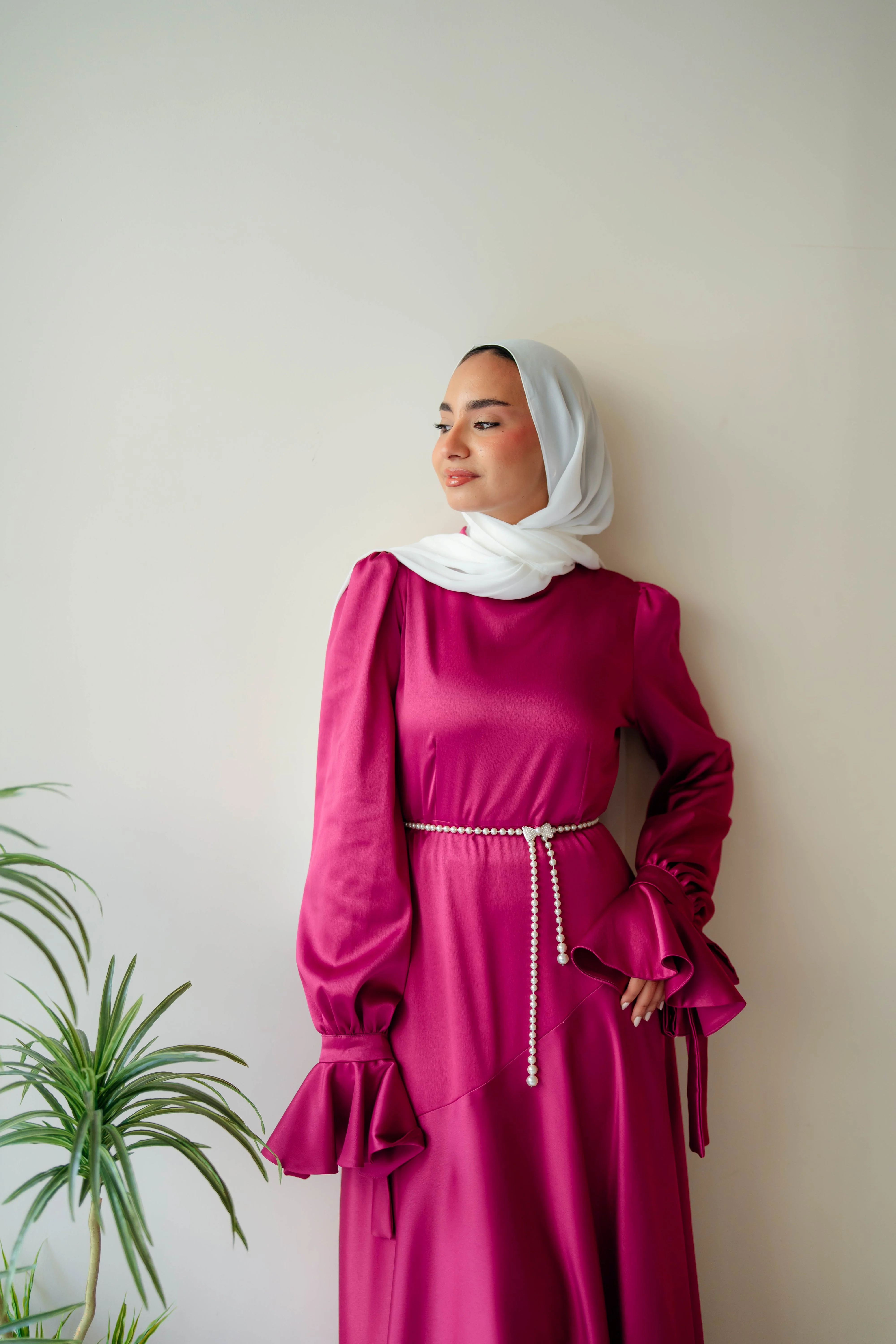 Misk Satin Dress - Image 12