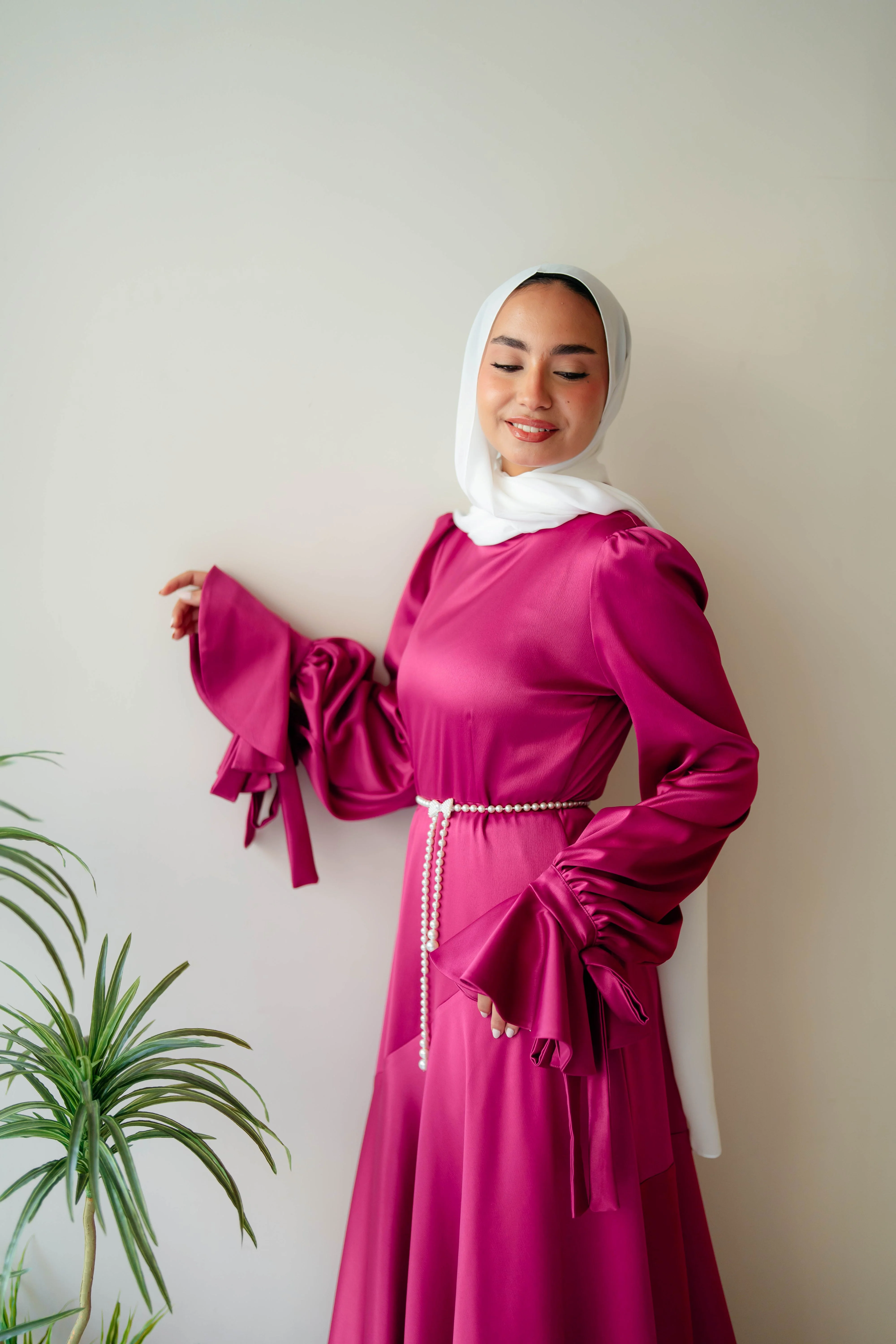 Misk Satin Dress - Image 13