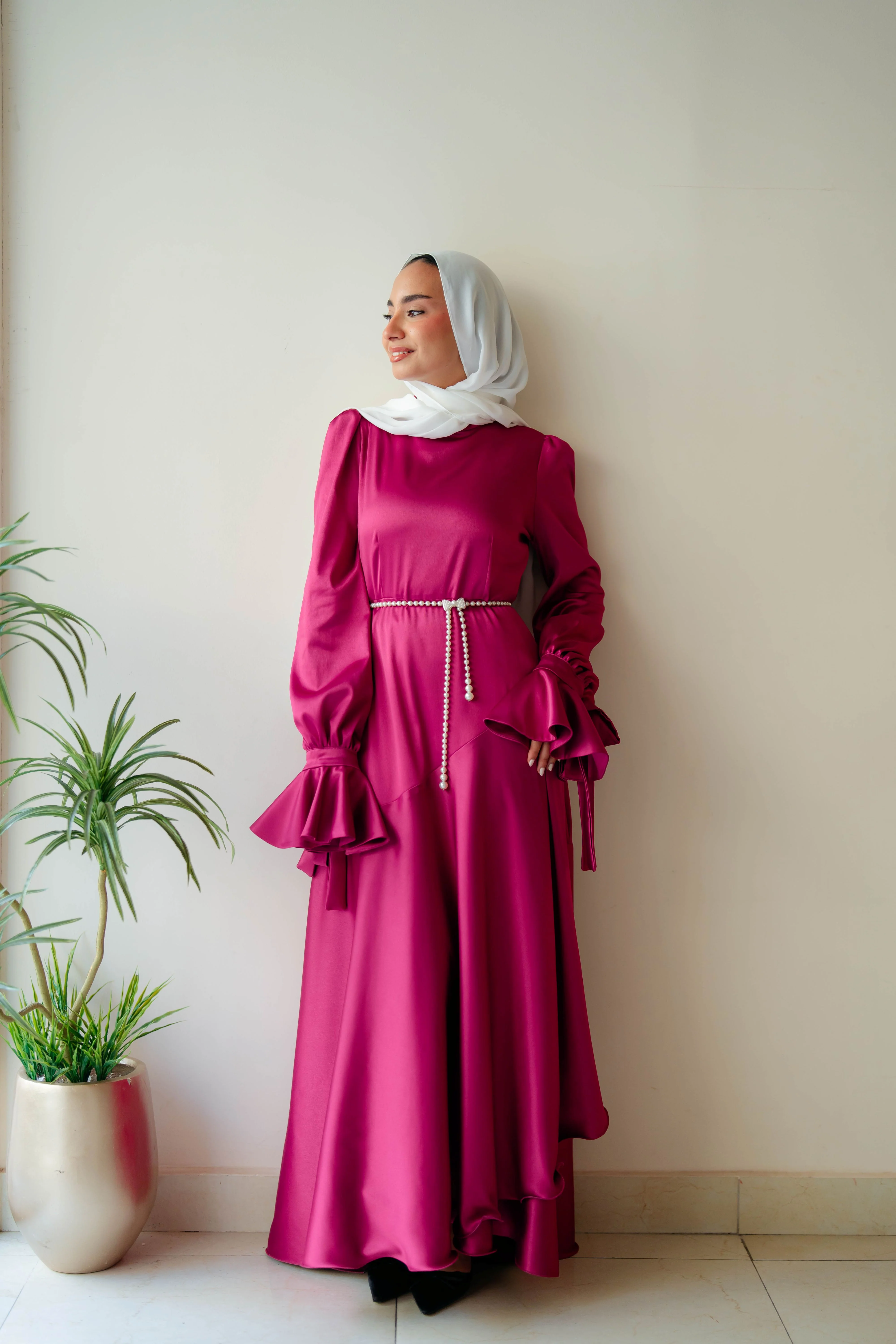 Misk Satin Dress - Image 17