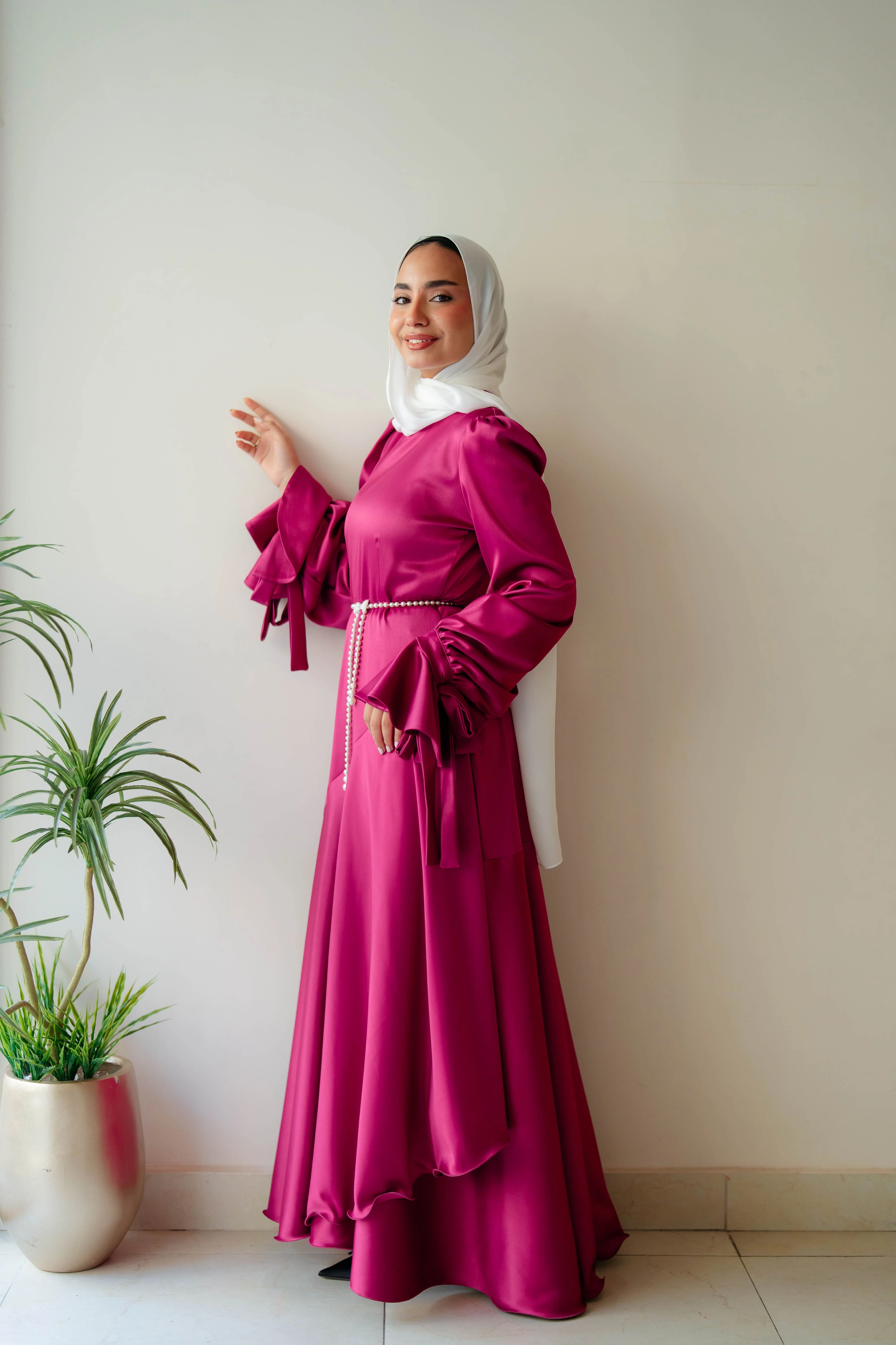Misk Satin Dress - Image 18