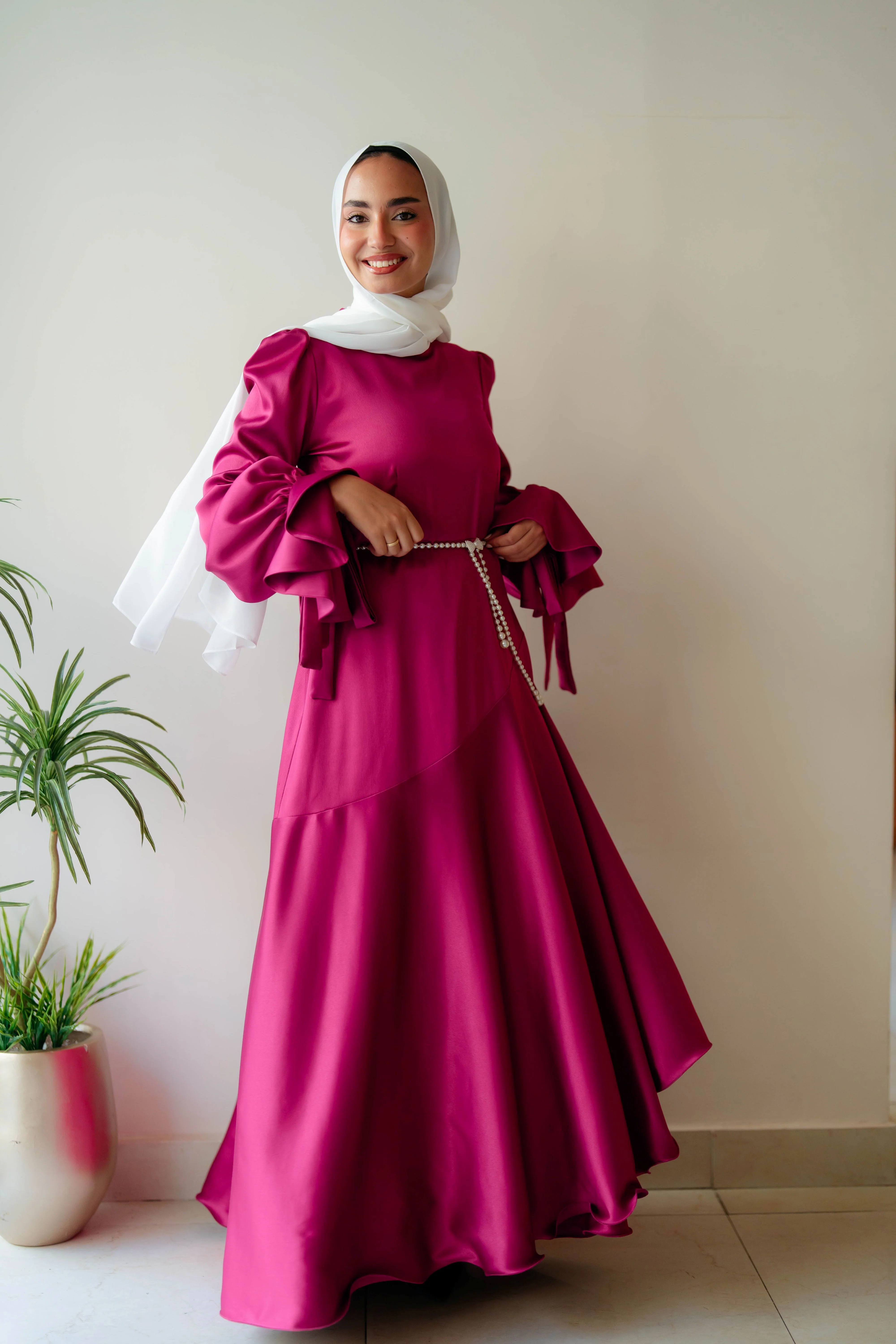 Misk Satin Dress - Image 19