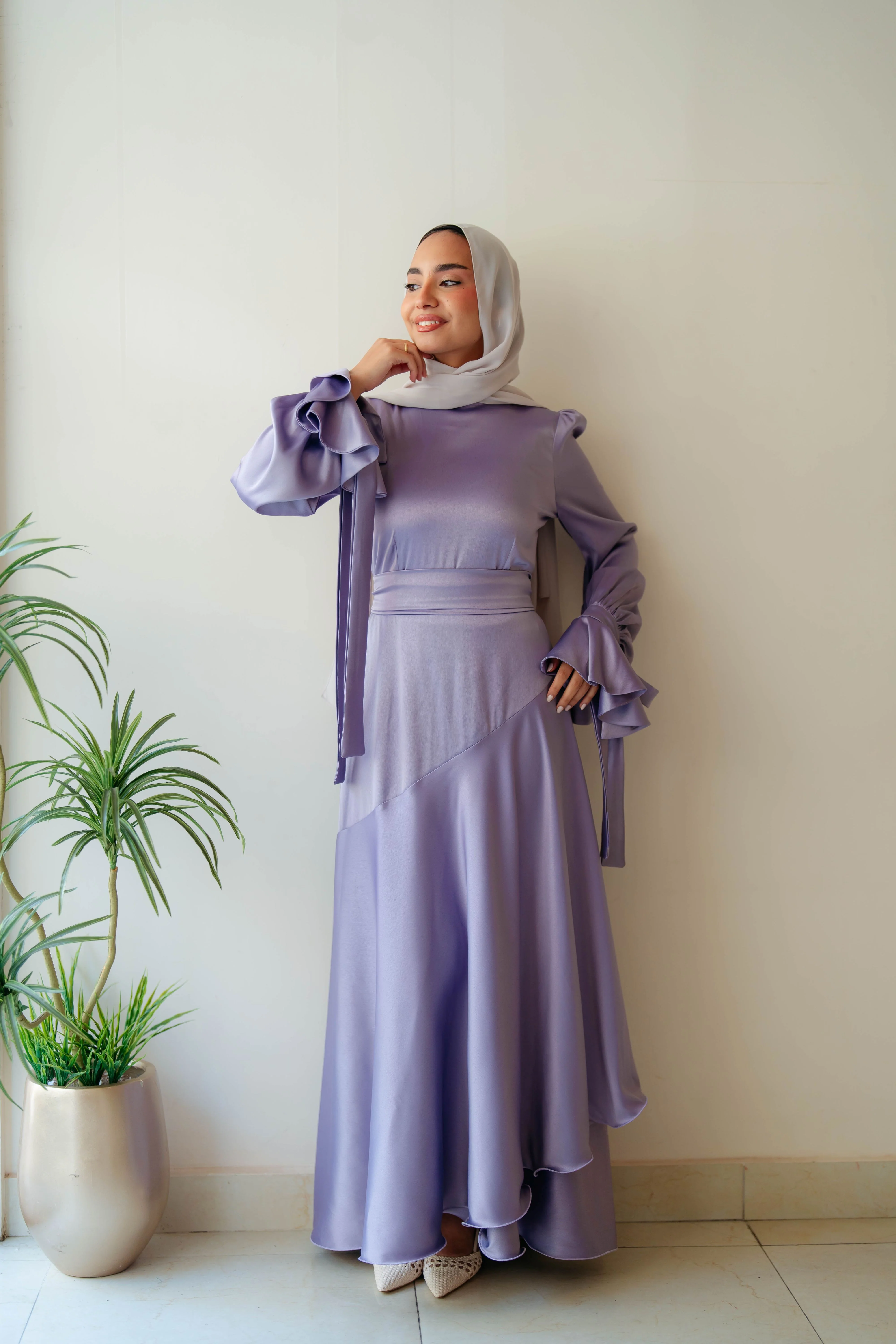 Misk Satin Dress - Image 24