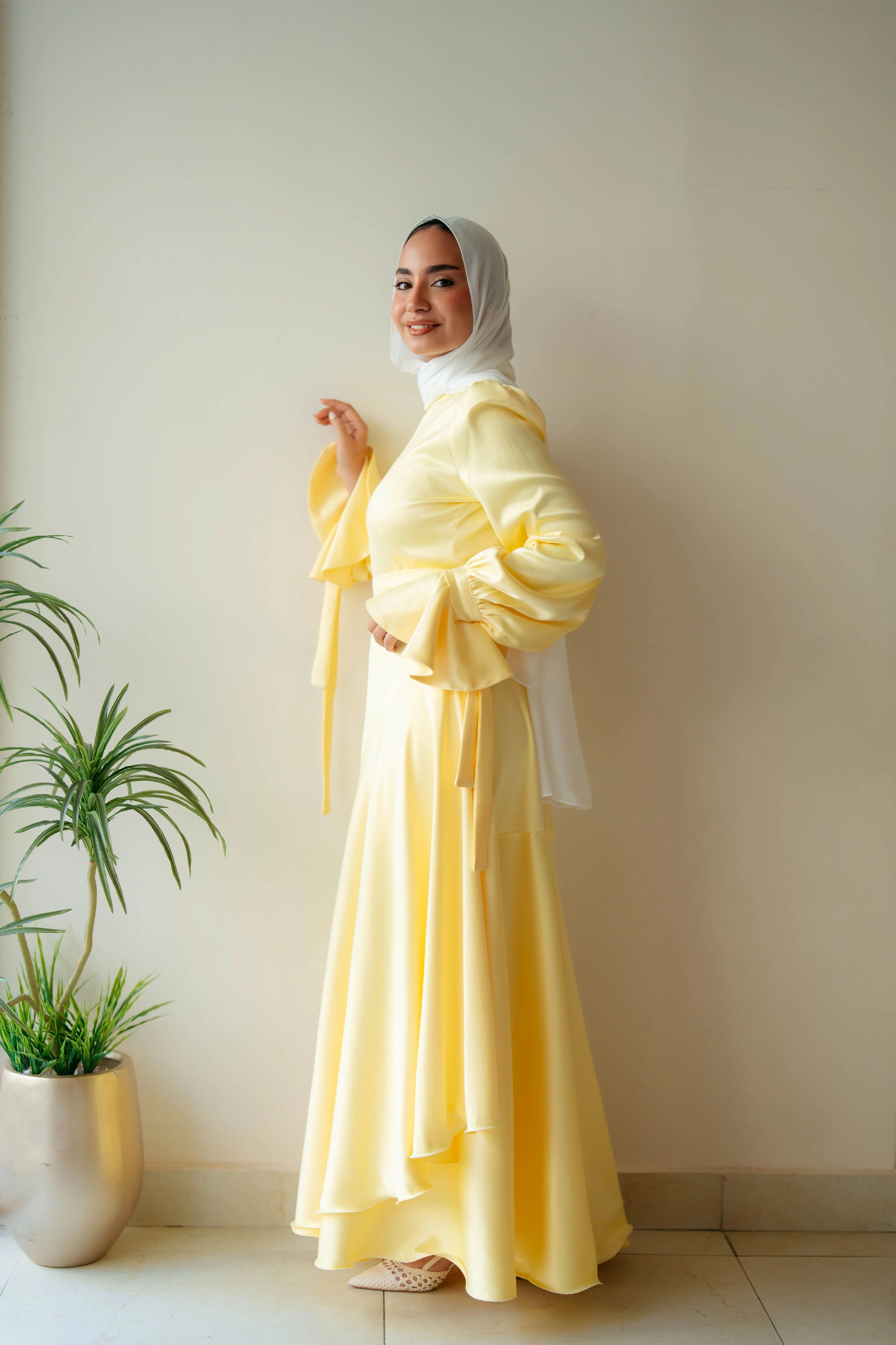 Misk Satin Dress - Image 4