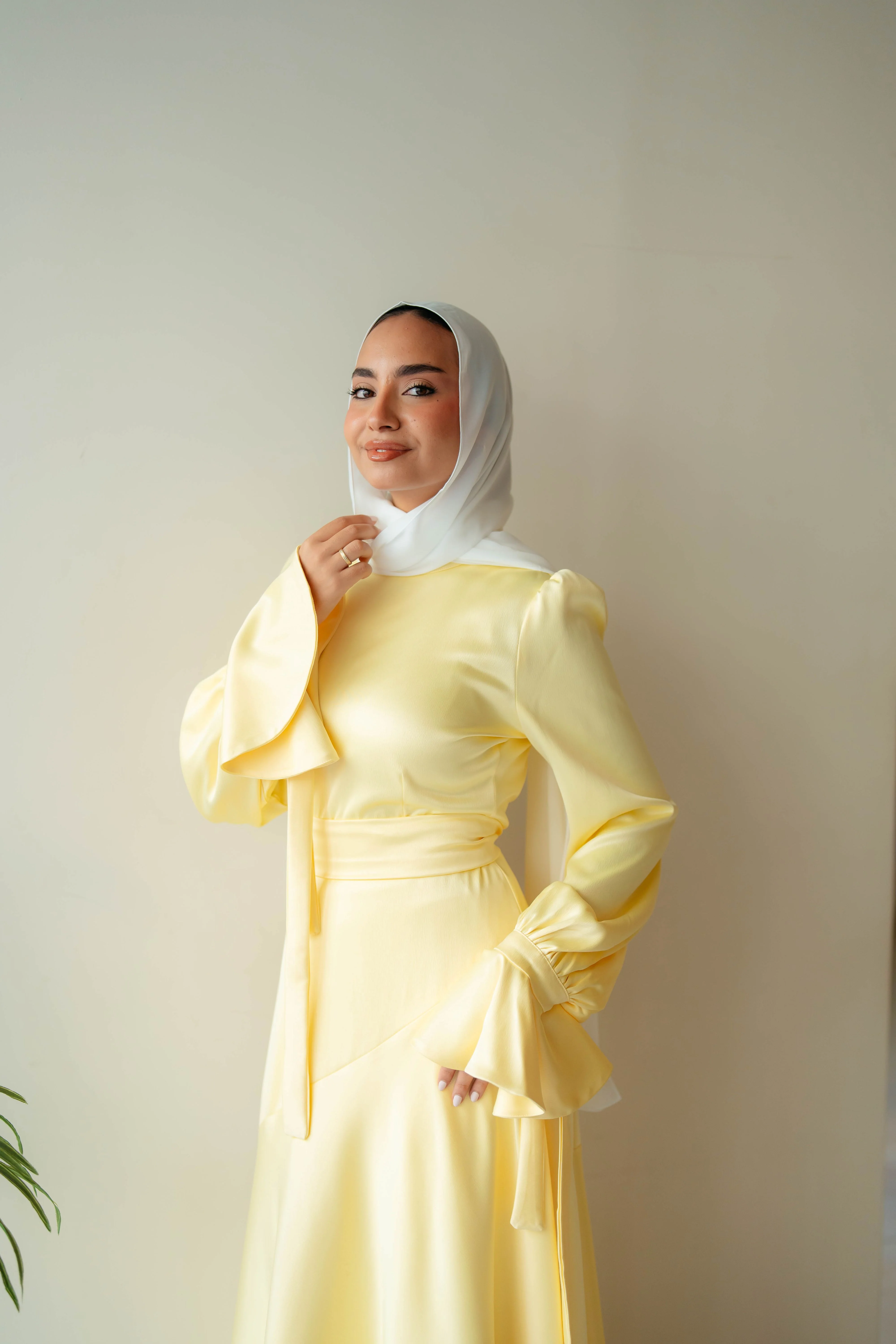Misk Satin Dress - Image 6