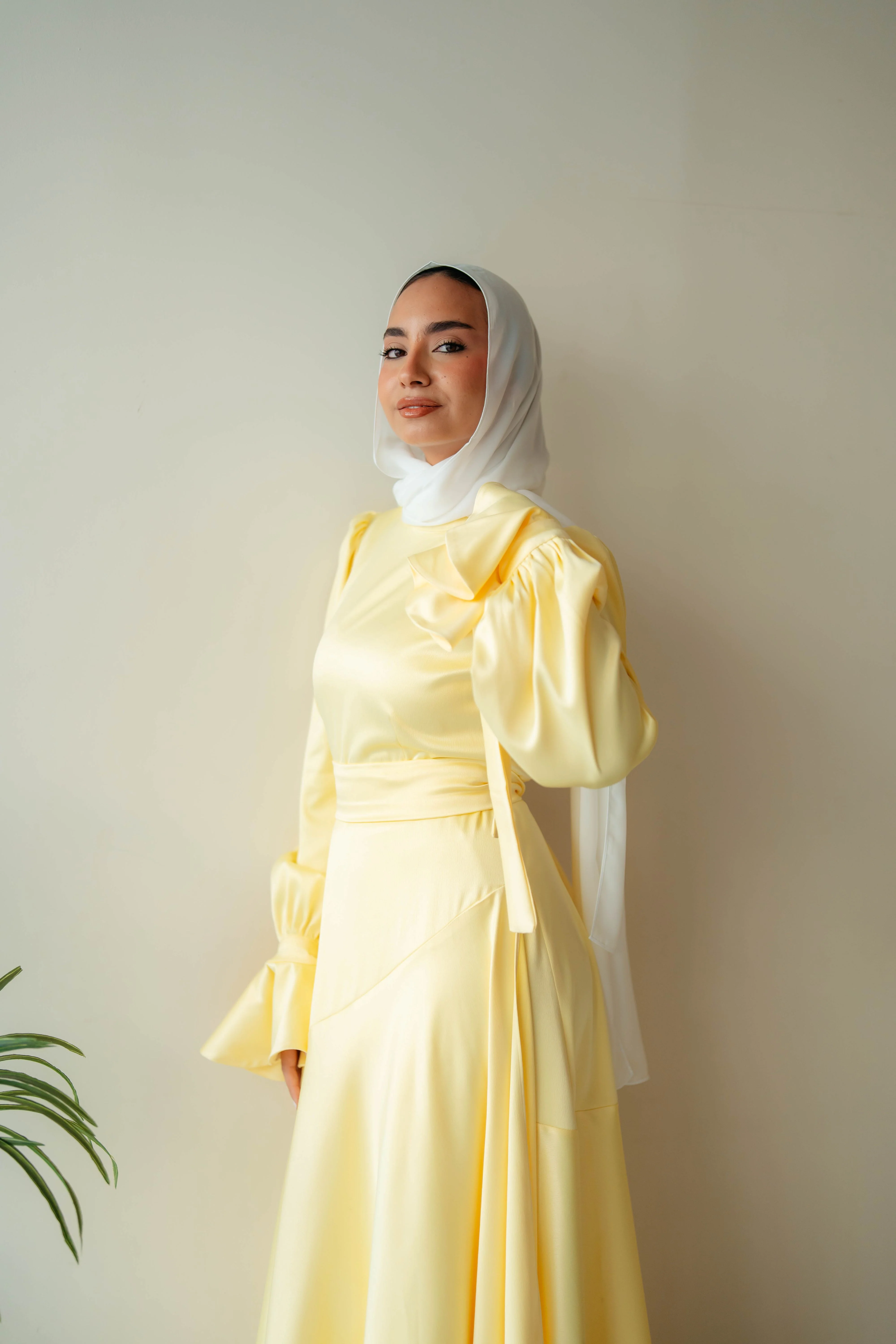 Misk Satin Dress - Image 8