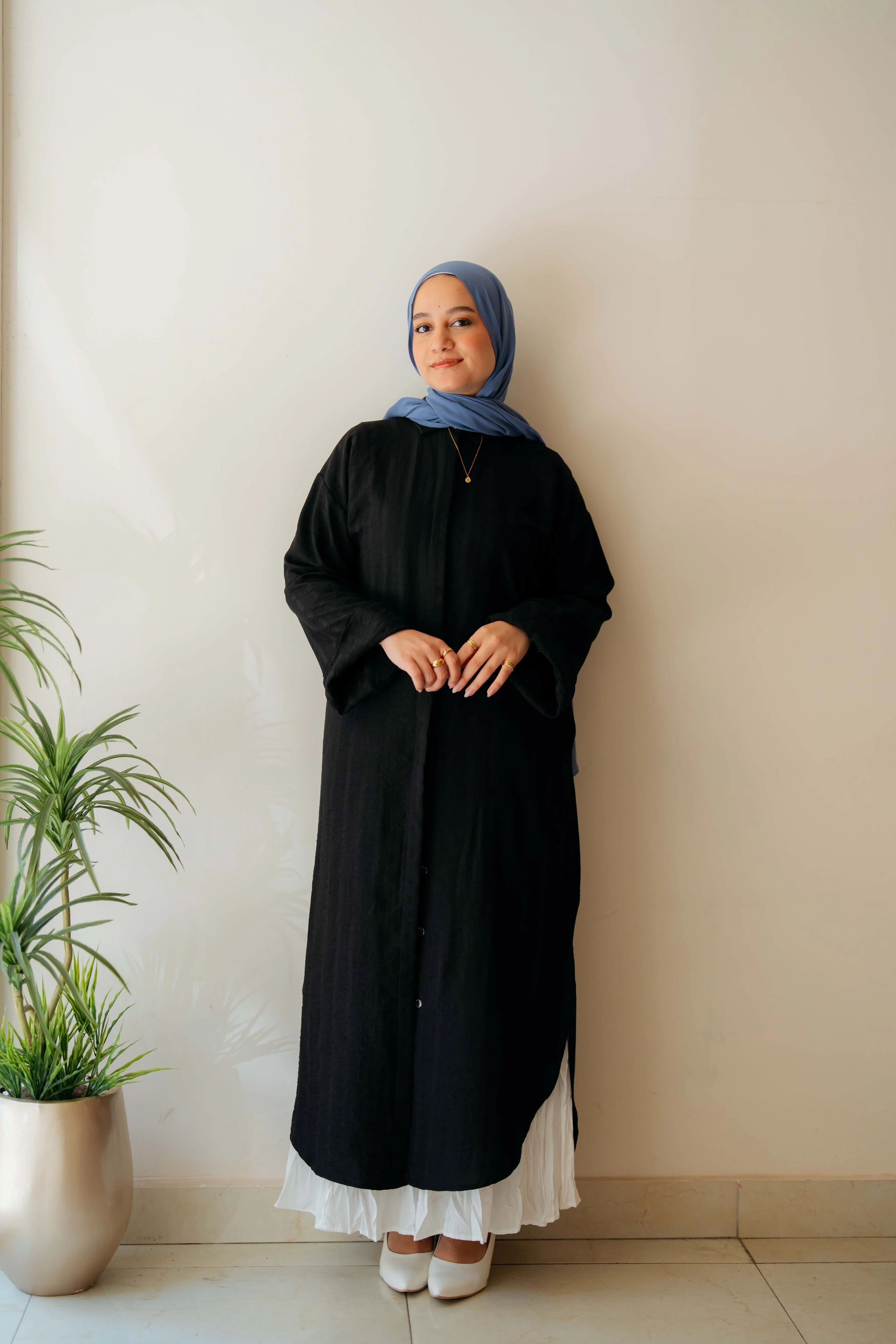 Plain Shirt Dress - Image 16
