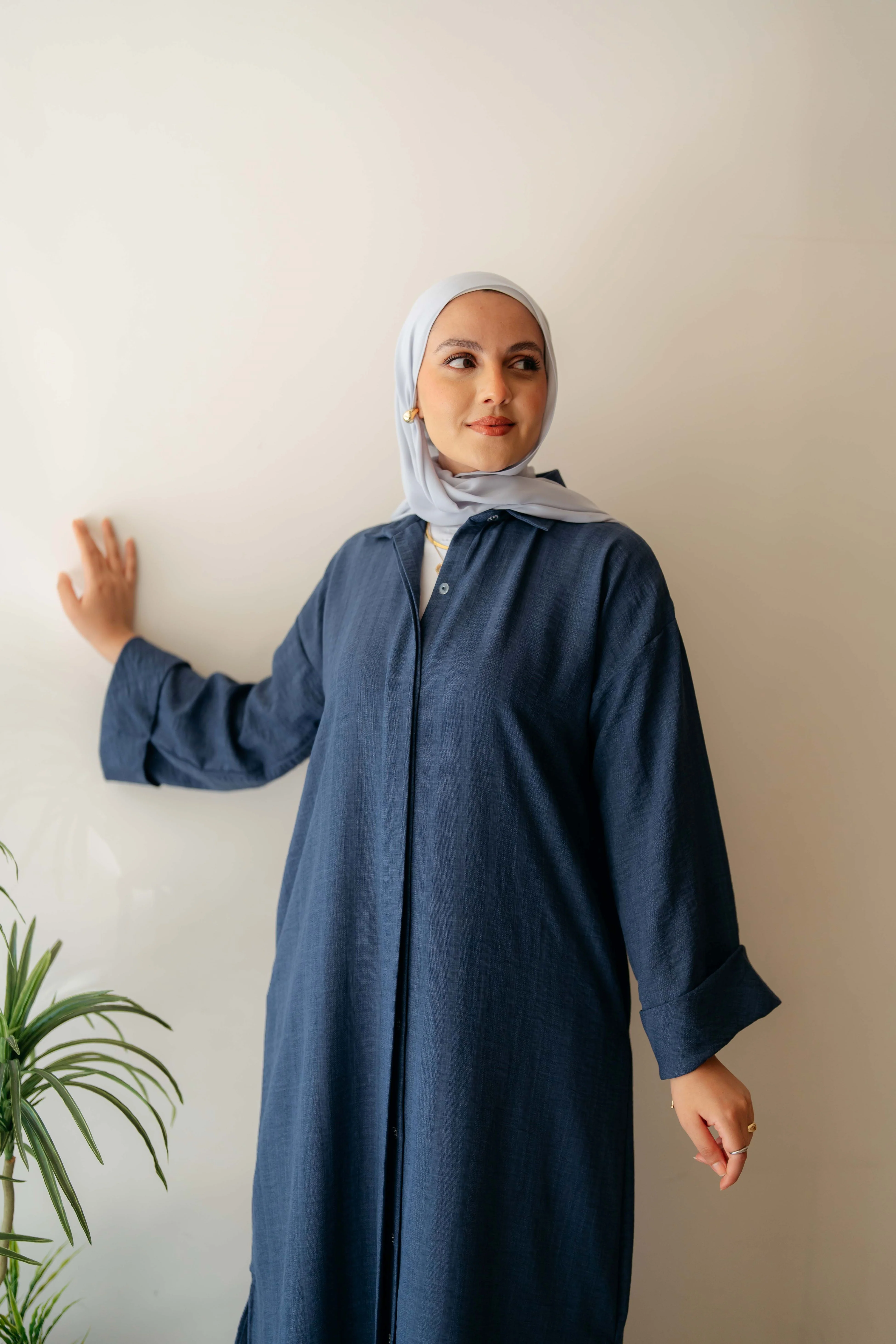 Plain Shirt Dress - Image 8