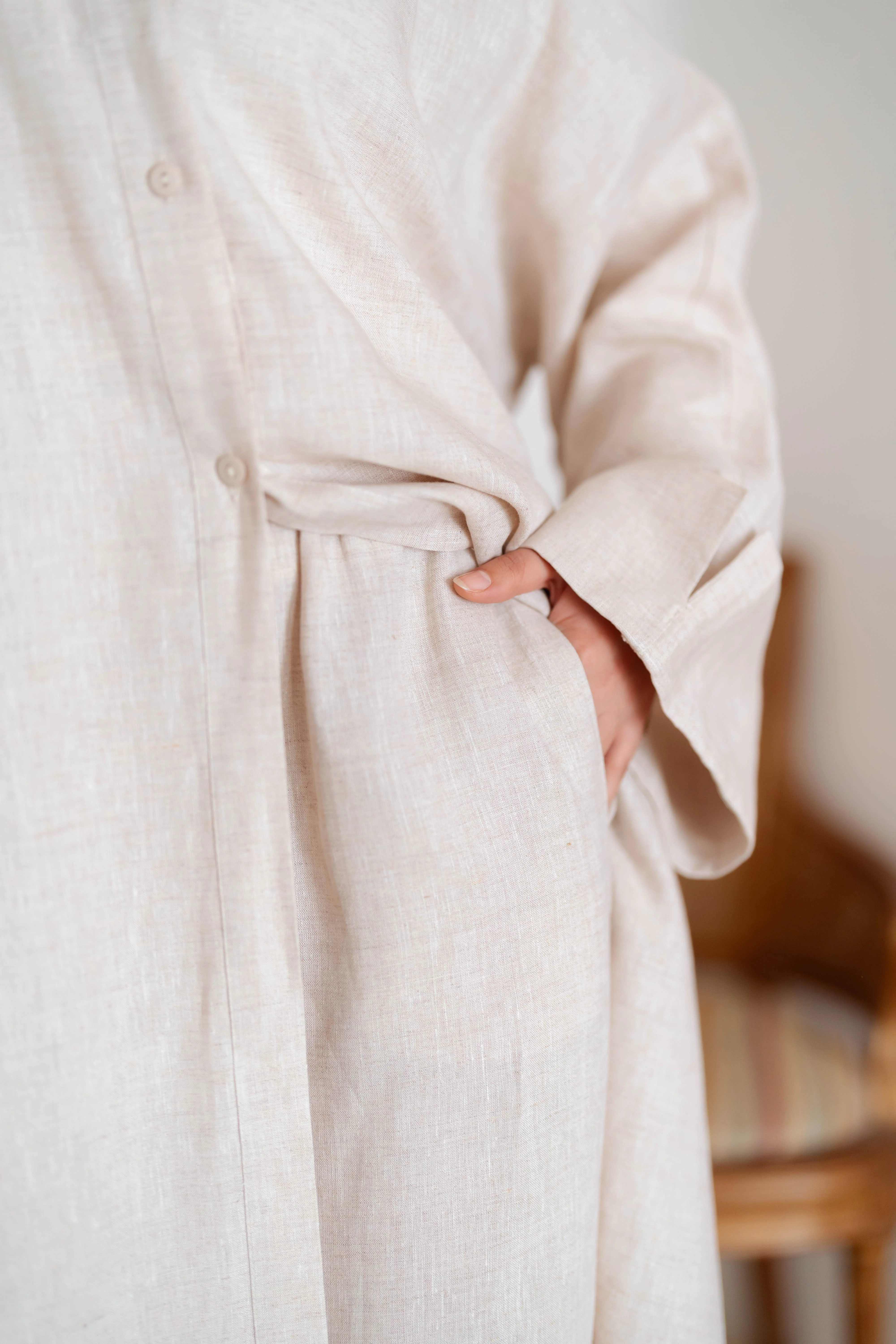 Pure Linen Pants - Image 3