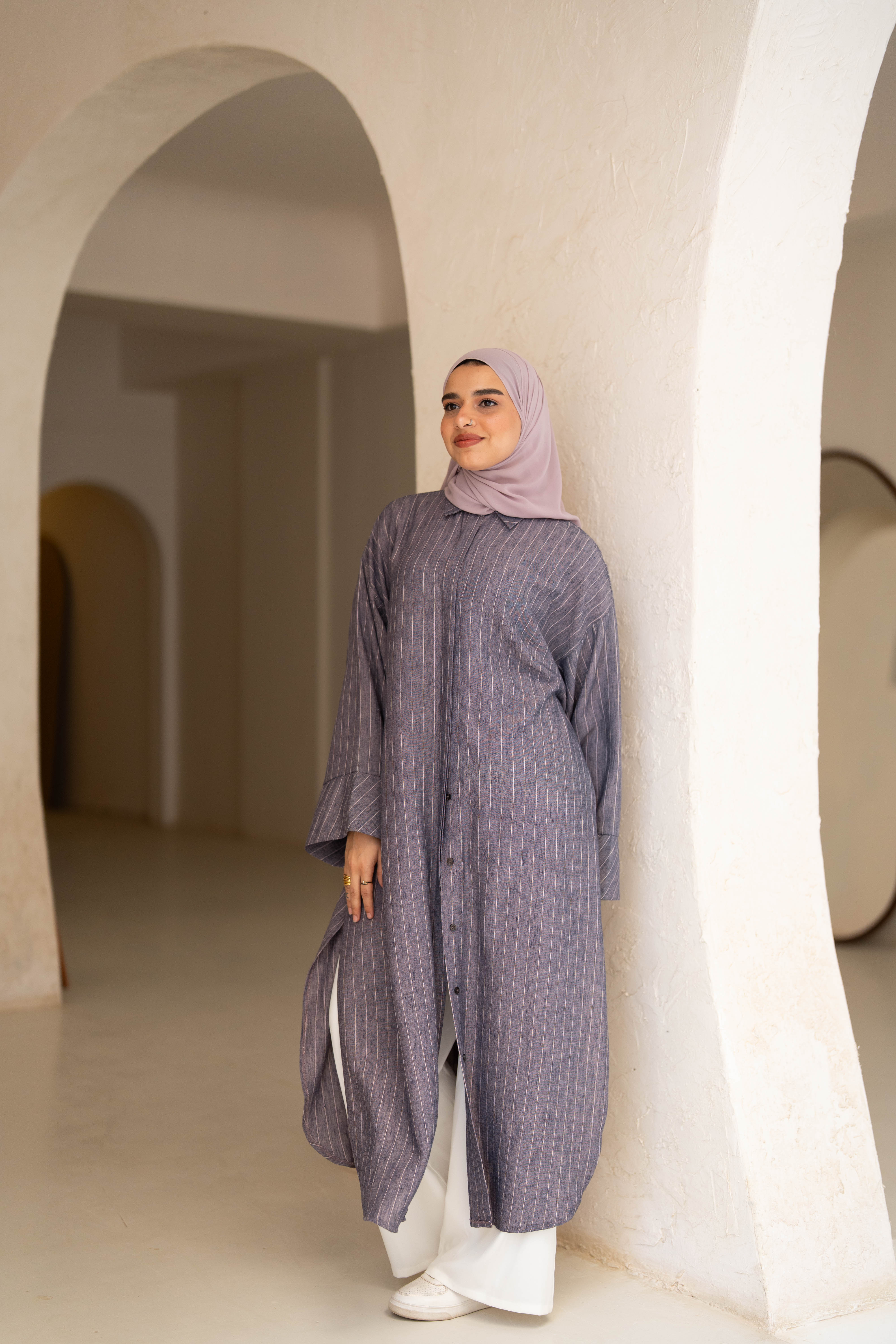 Shirt Dress Stripped - Image 30