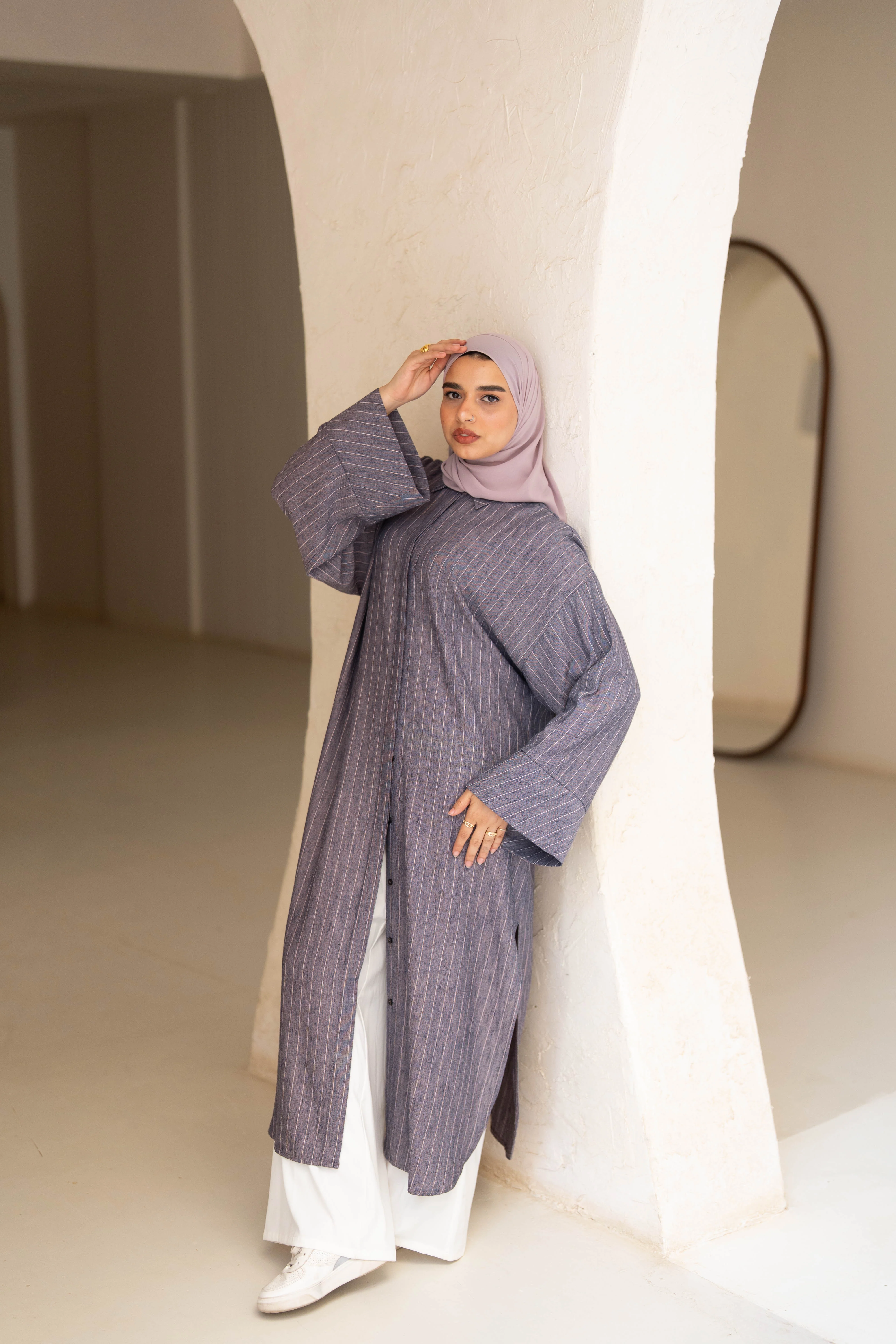 Shirt Dress Stripped - Image 6