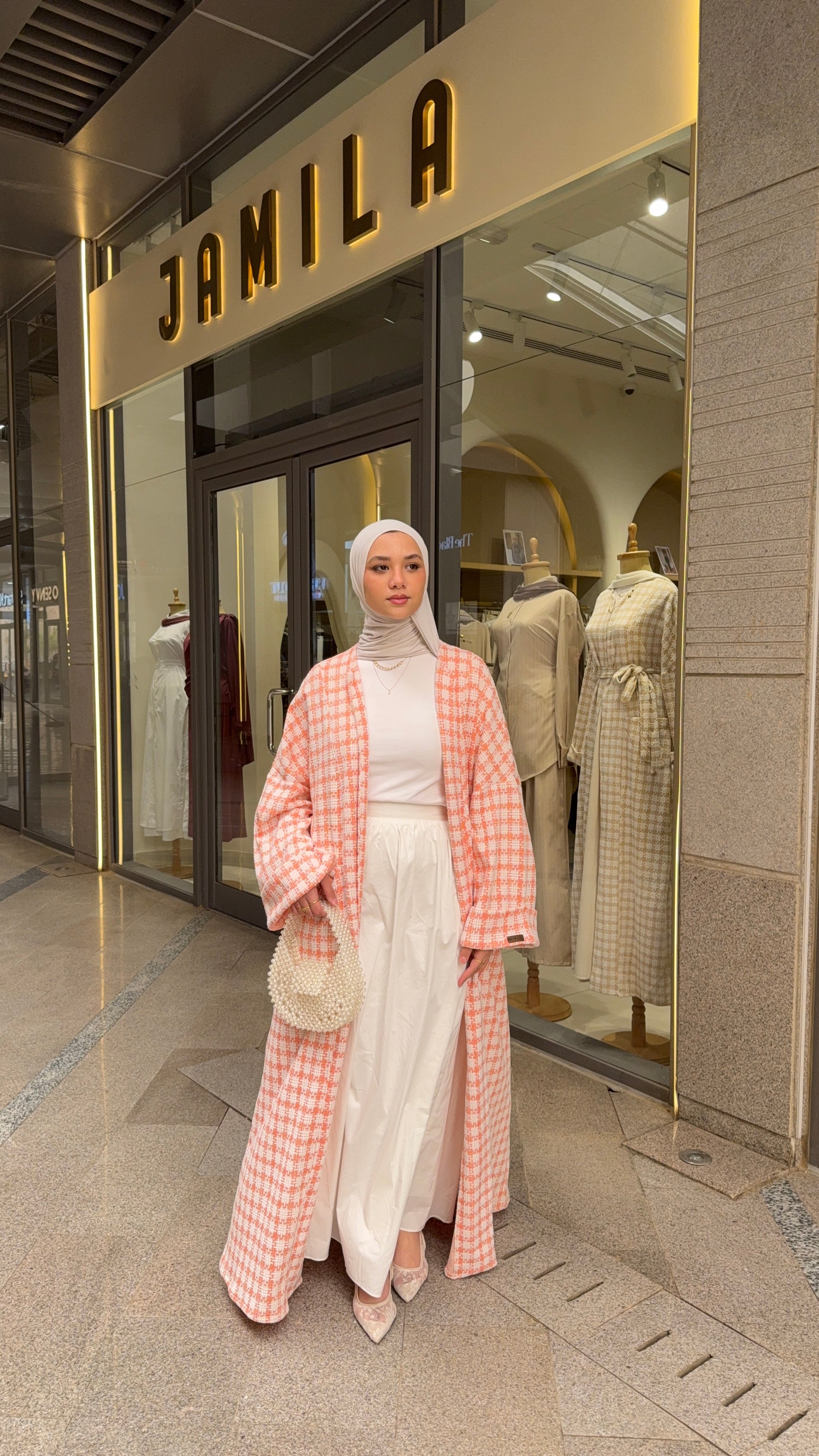 Soft Check Kimono - Image 2