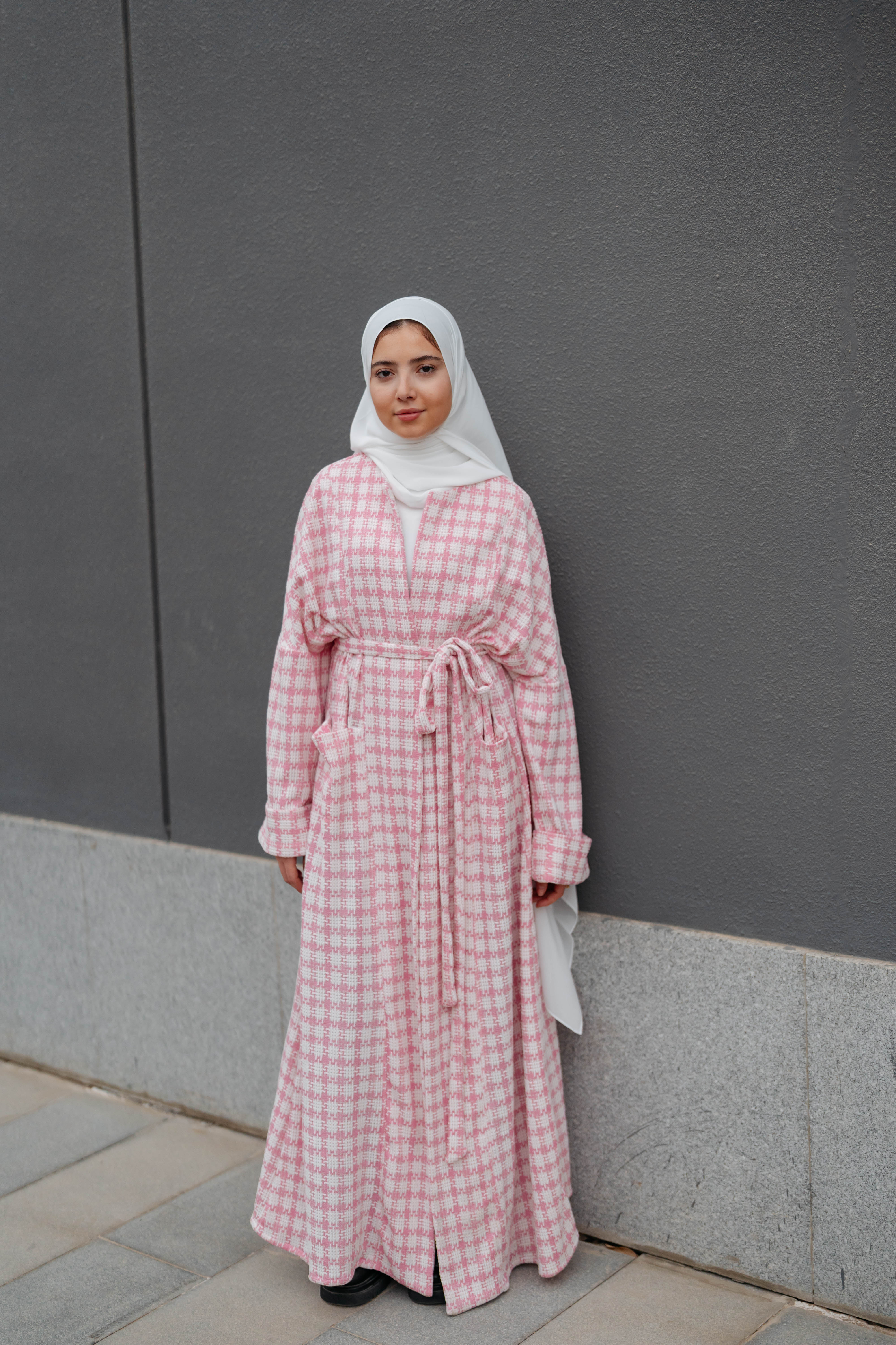 Soft Check Kimono - Image 31