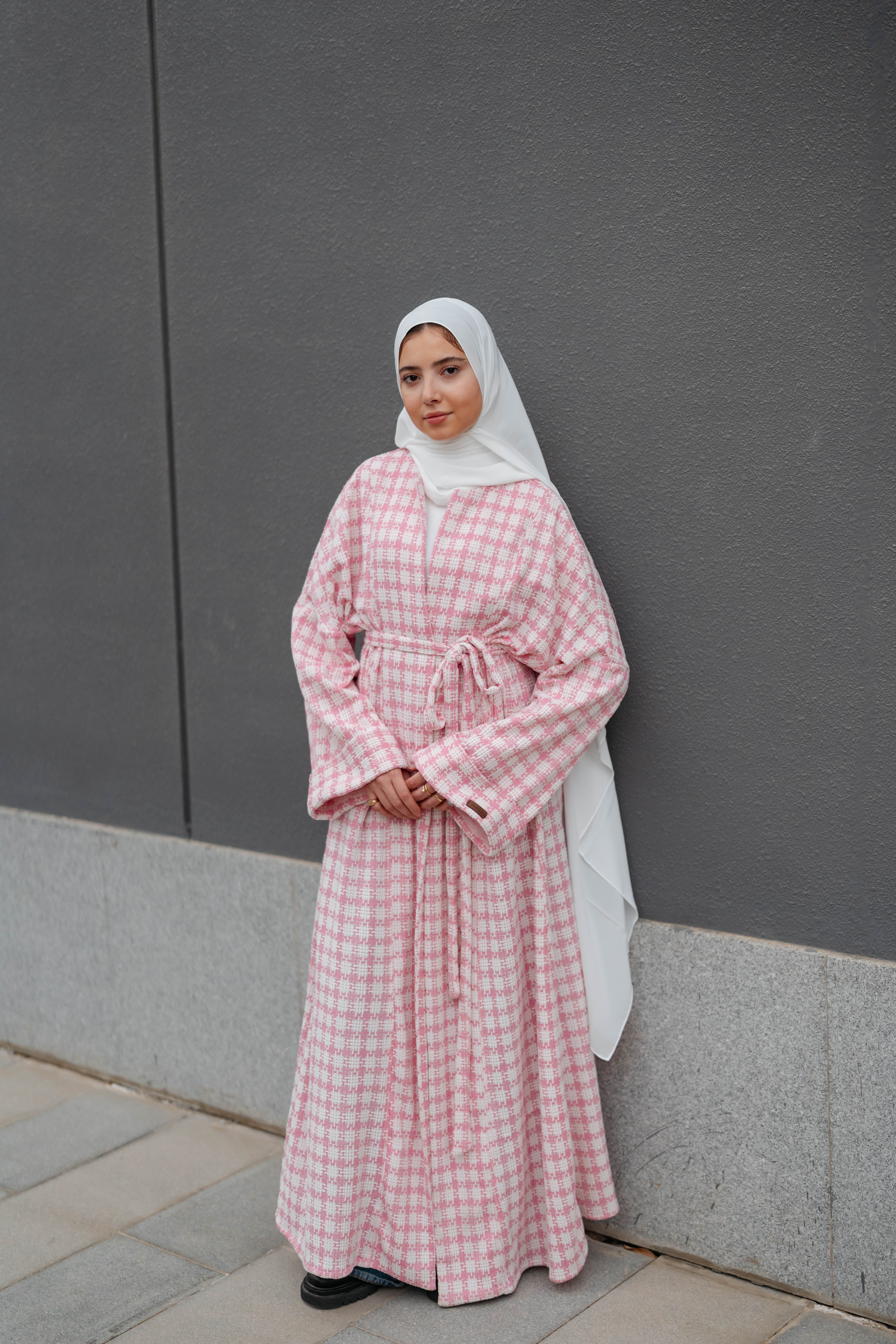Soft Check Kimono - Image 32
