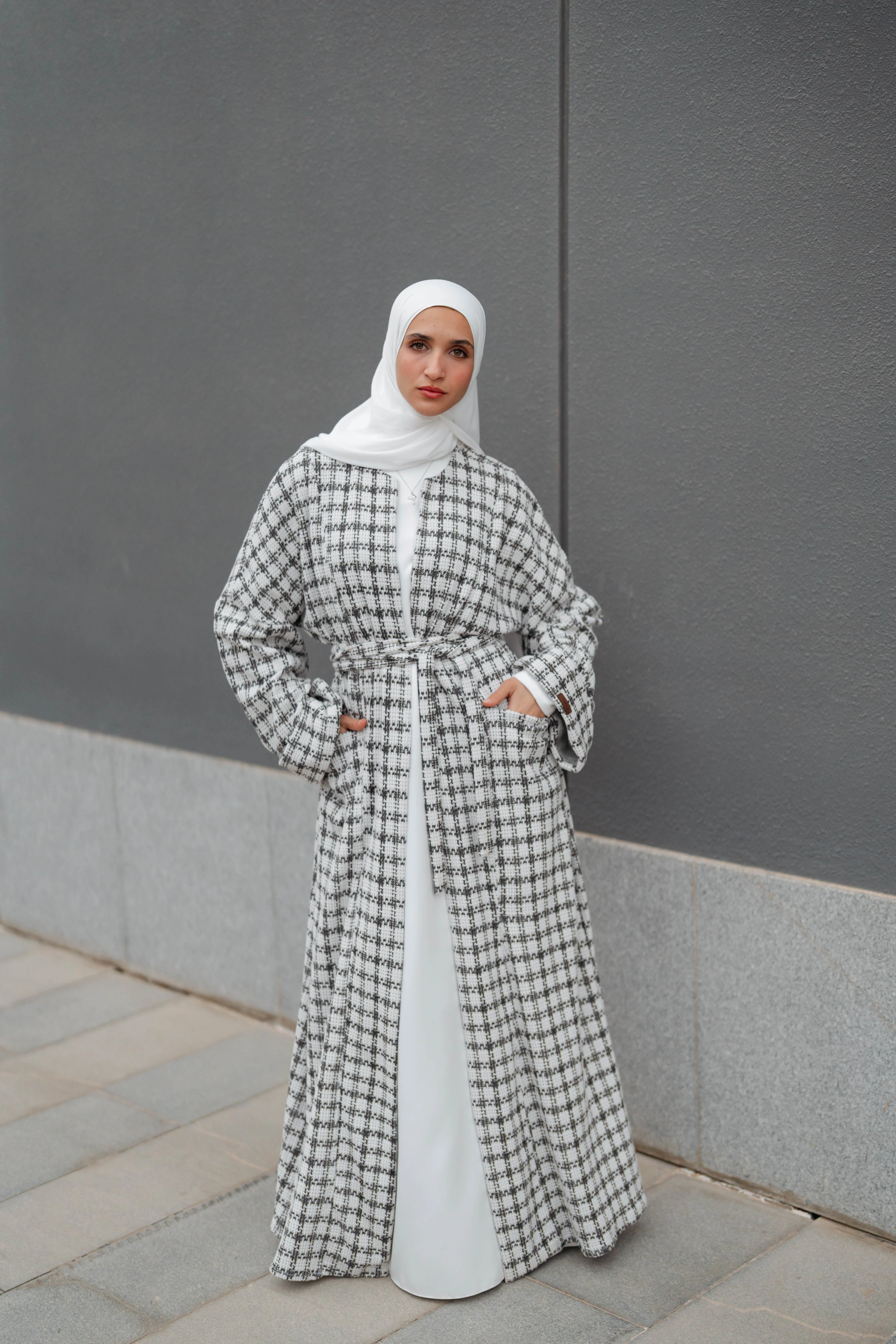 Soft Check Kimono - Image 37