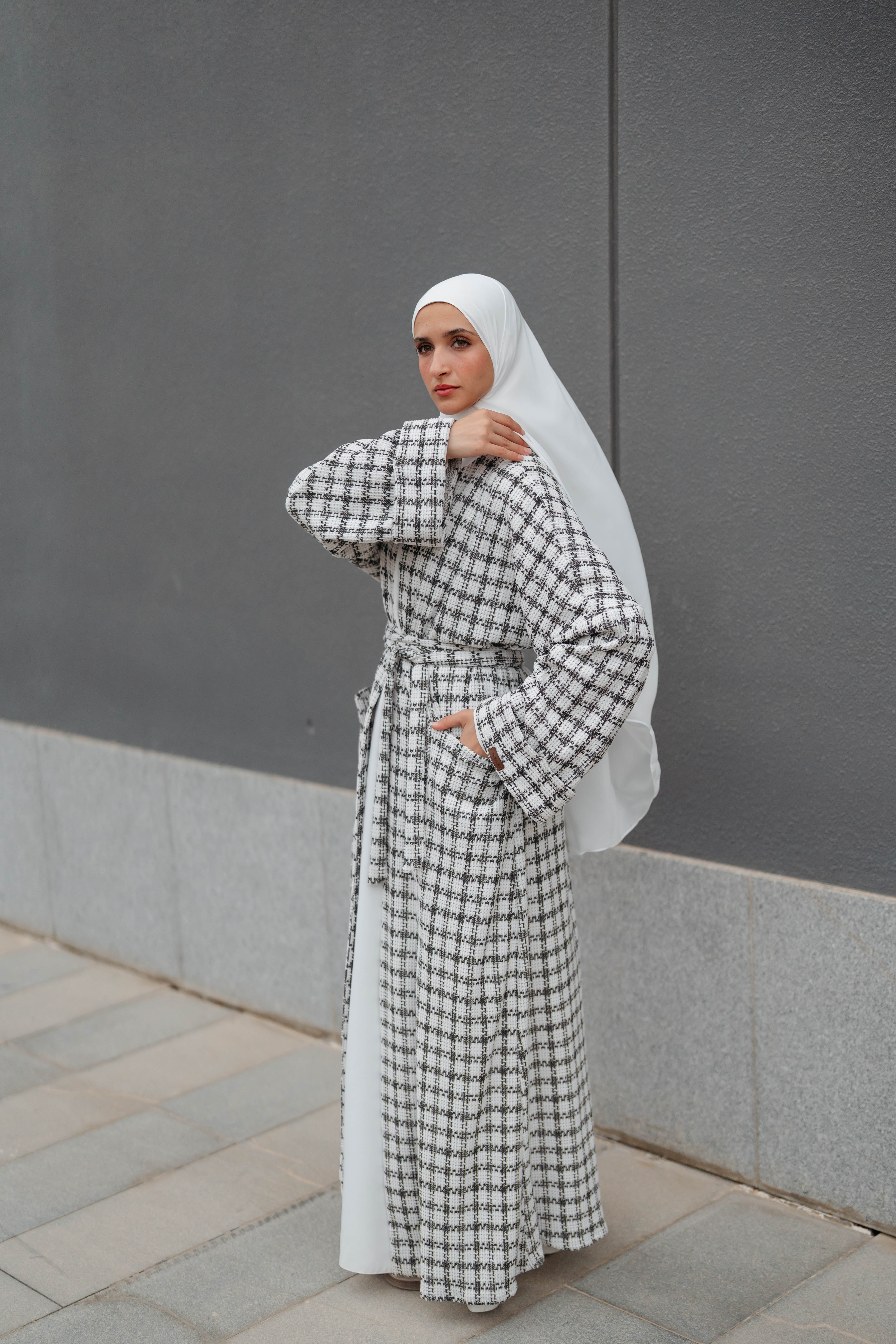 Soft Check Kimono - Image 38