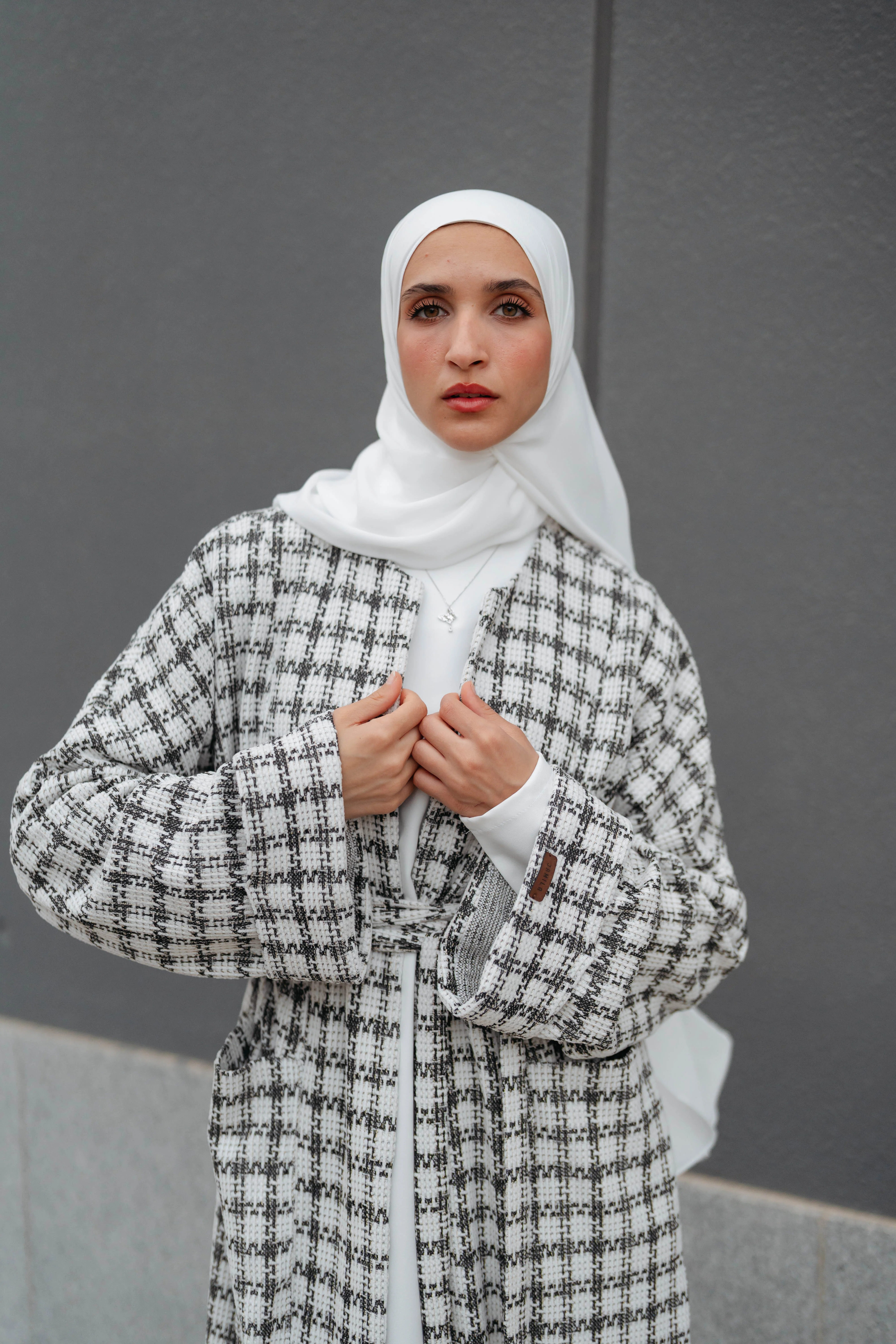 Soft Check Kimono - Image 39