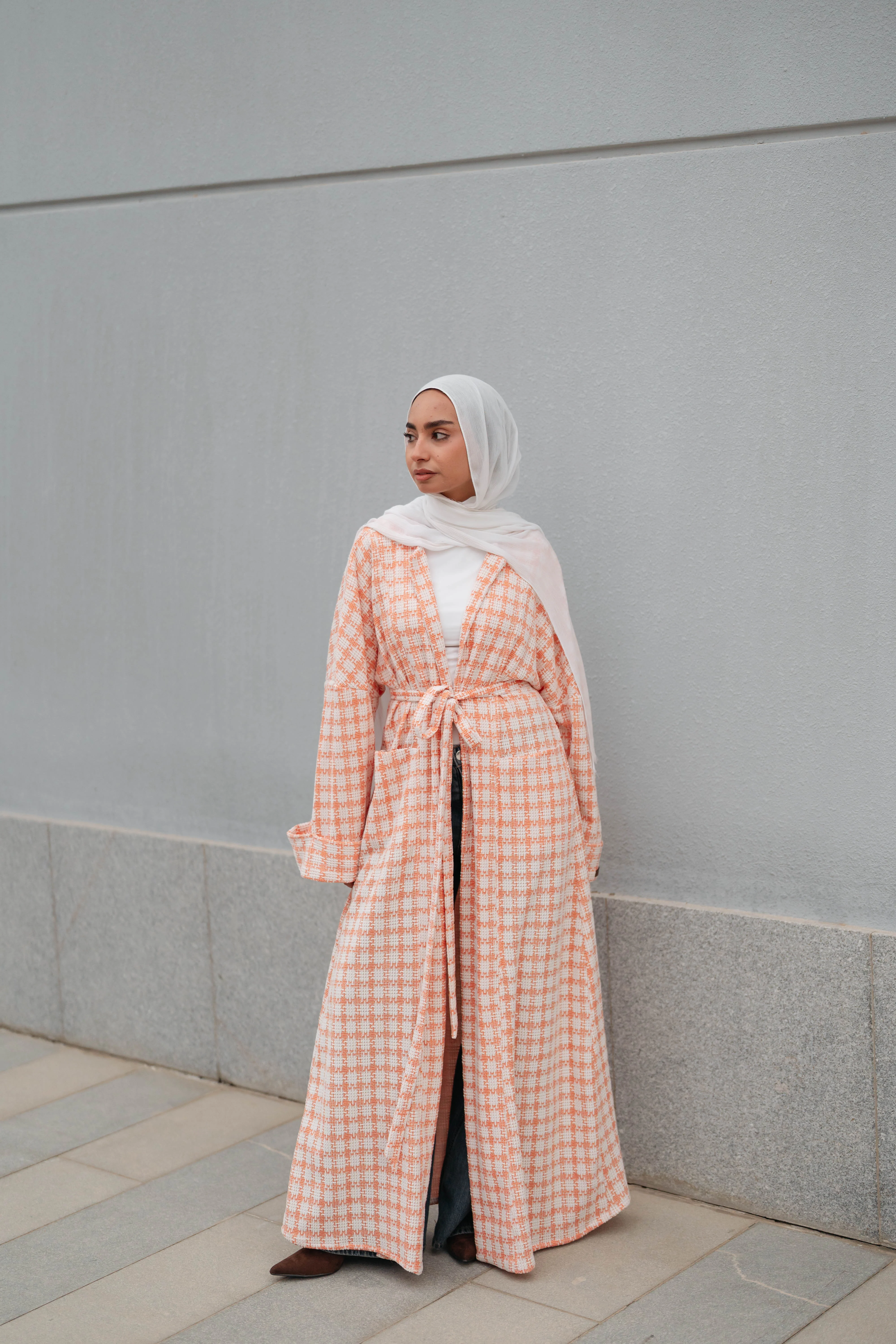 Soft Check Kimono - Image 41