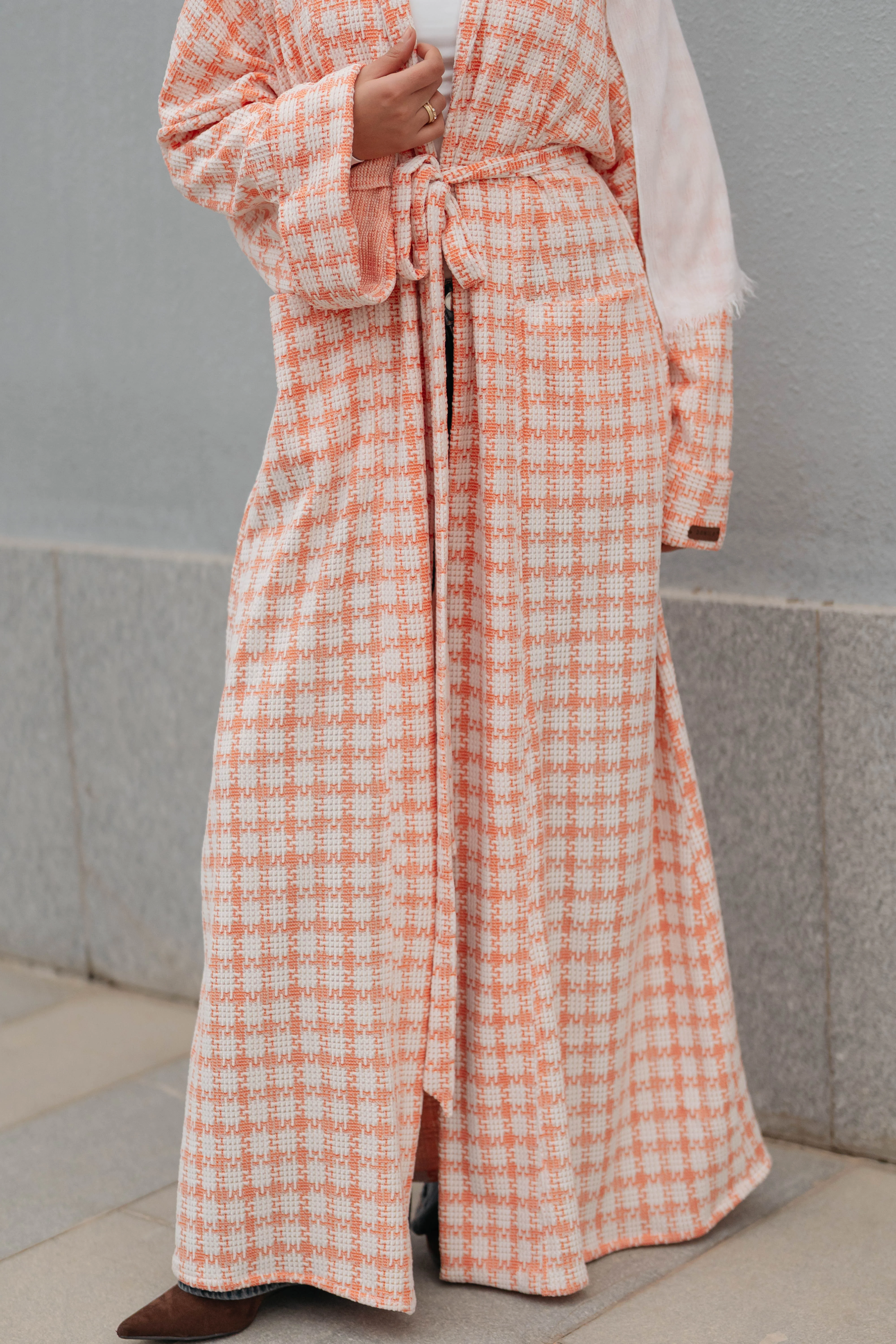 Soft Check Kimono - Image 44