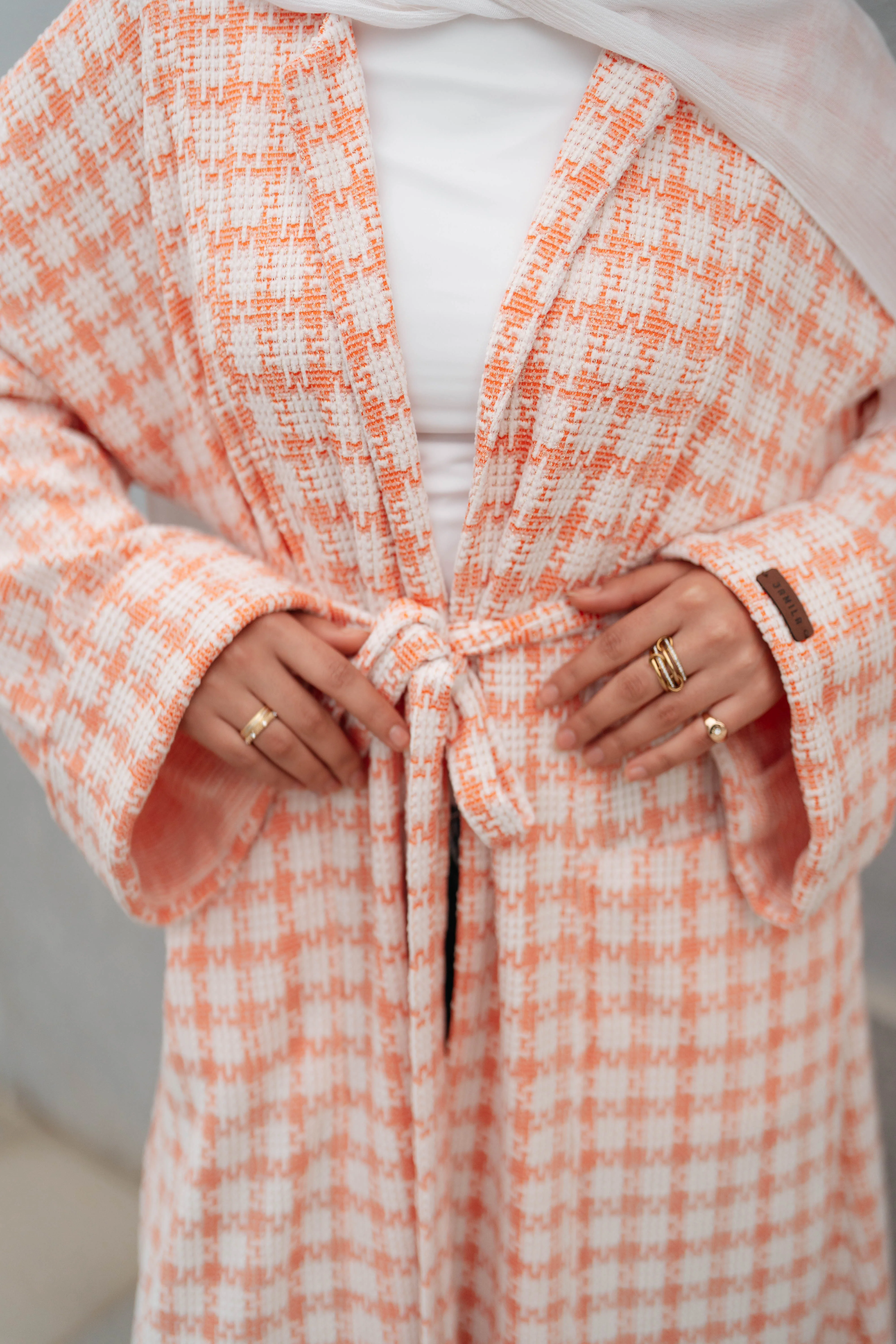 Soft Check Kimono - Image 46