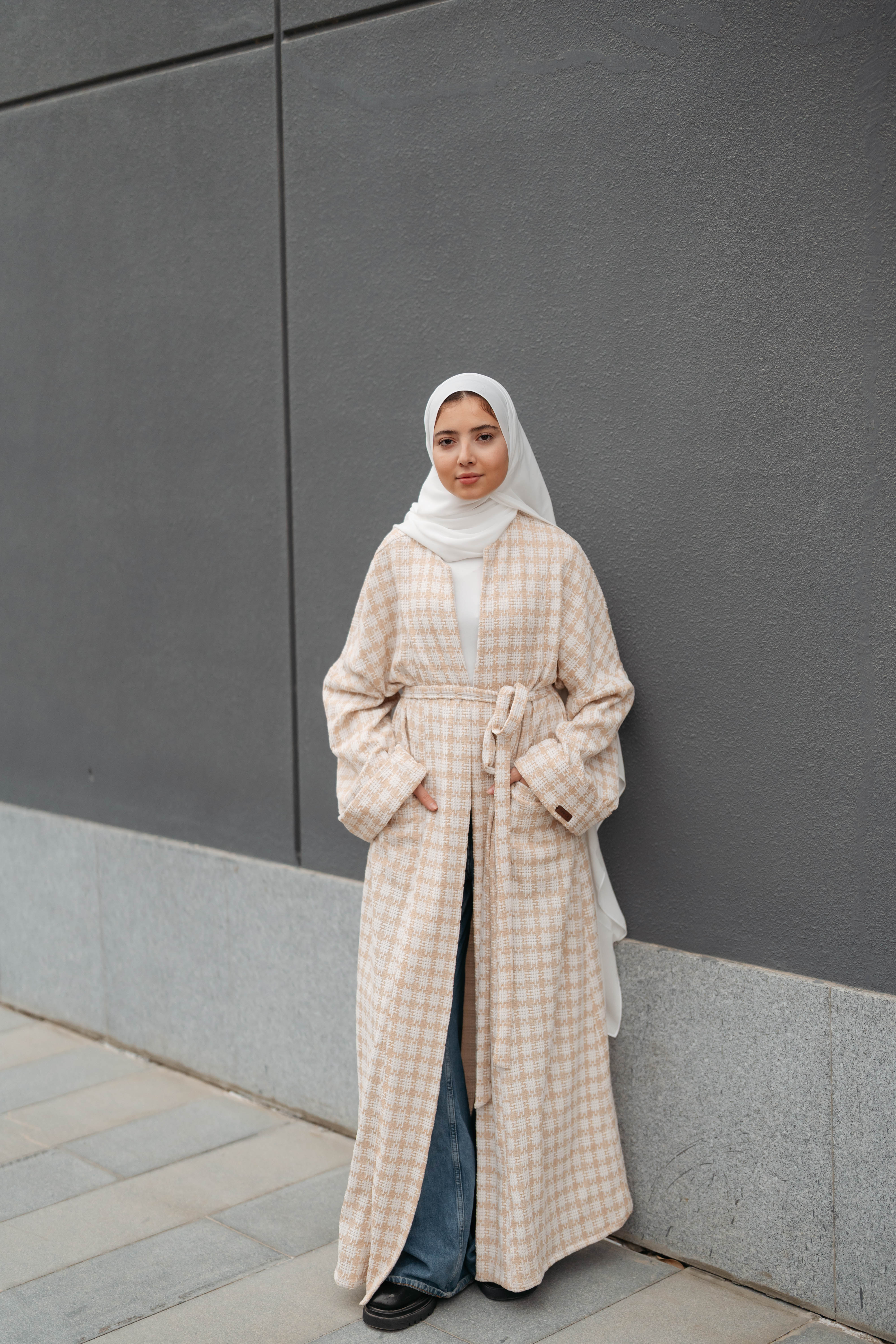 Soft Check Kimono - Image 49