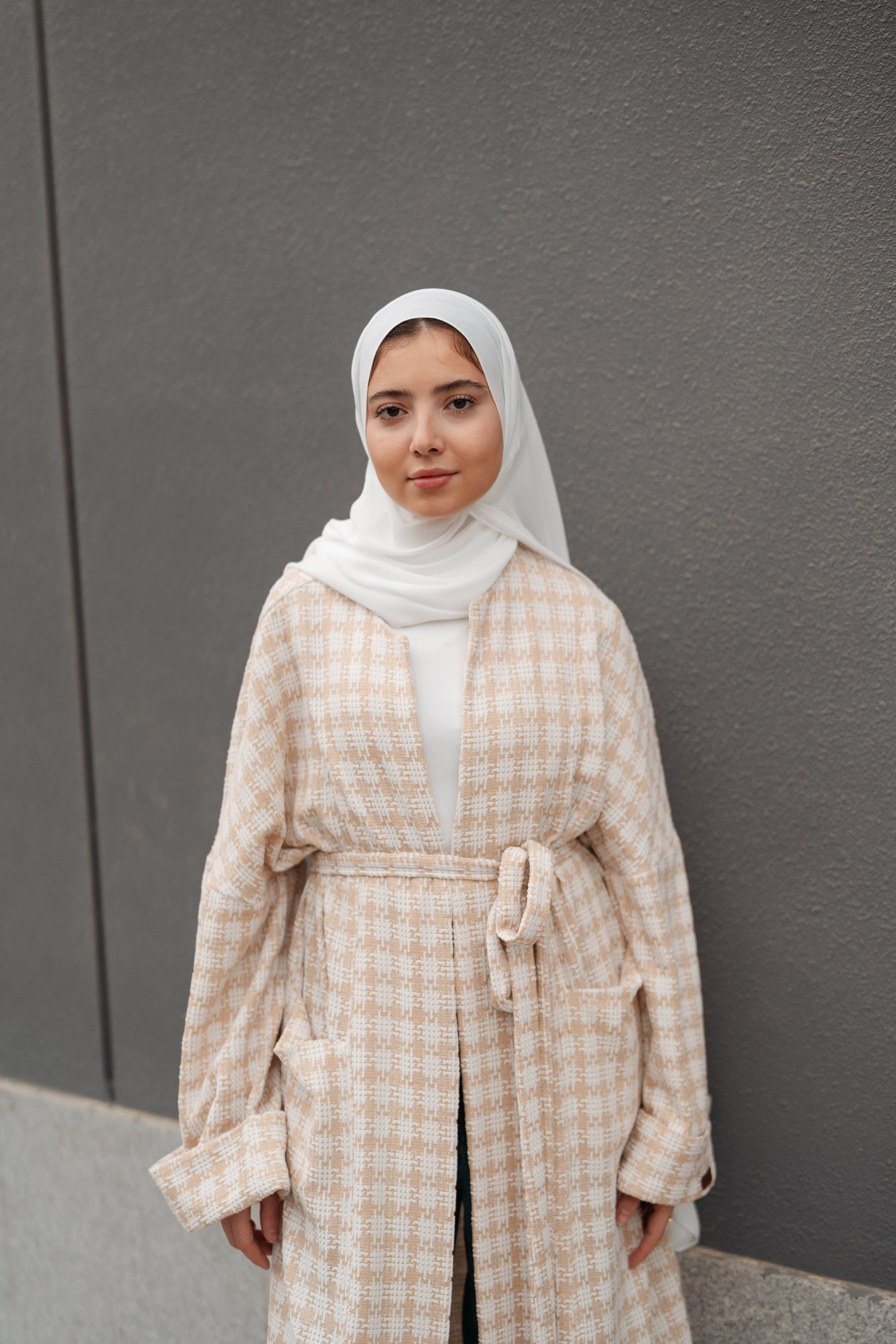 Soft Check Kimono - Image 50