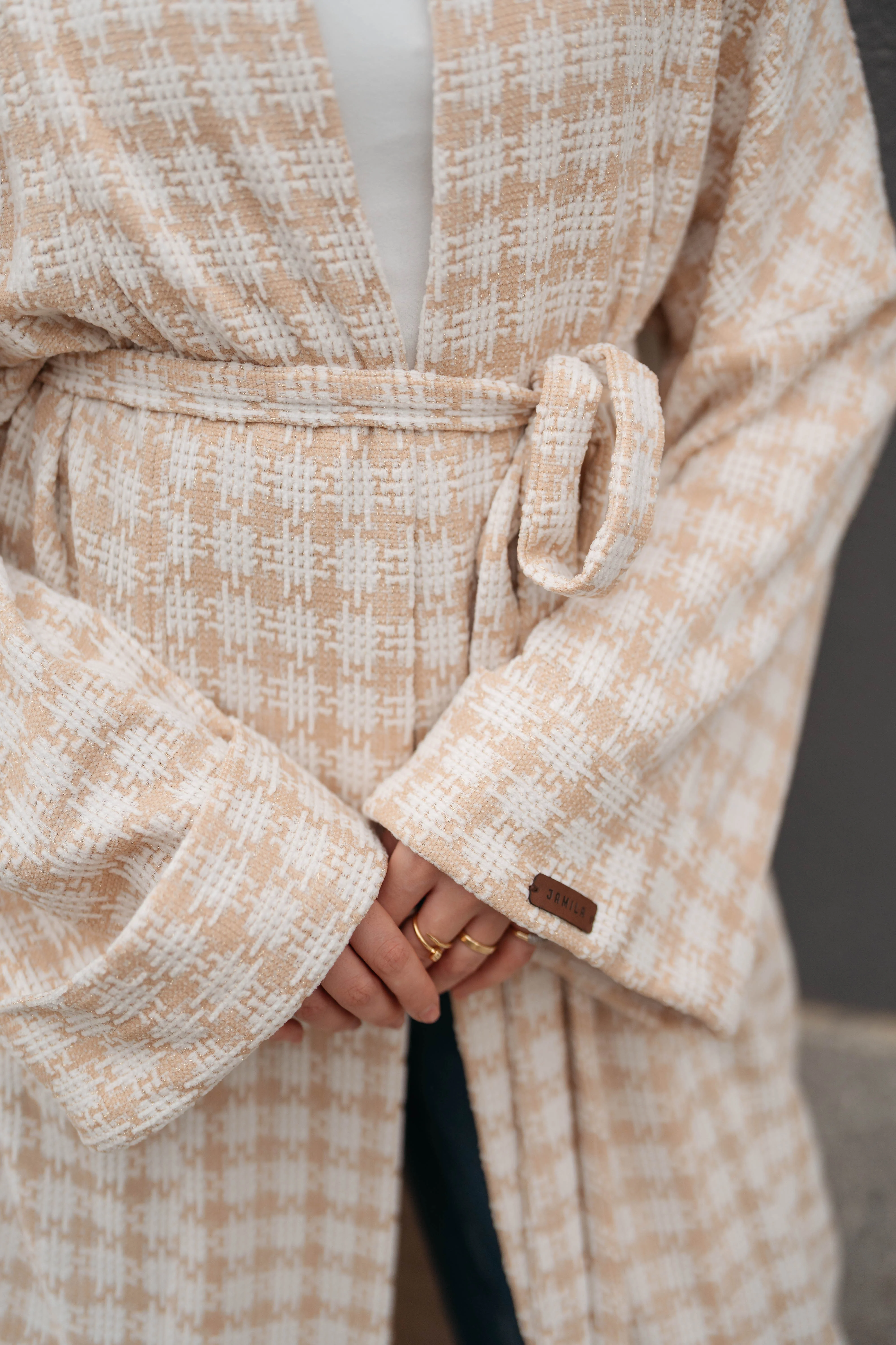Soft Check Kimono - Image 51