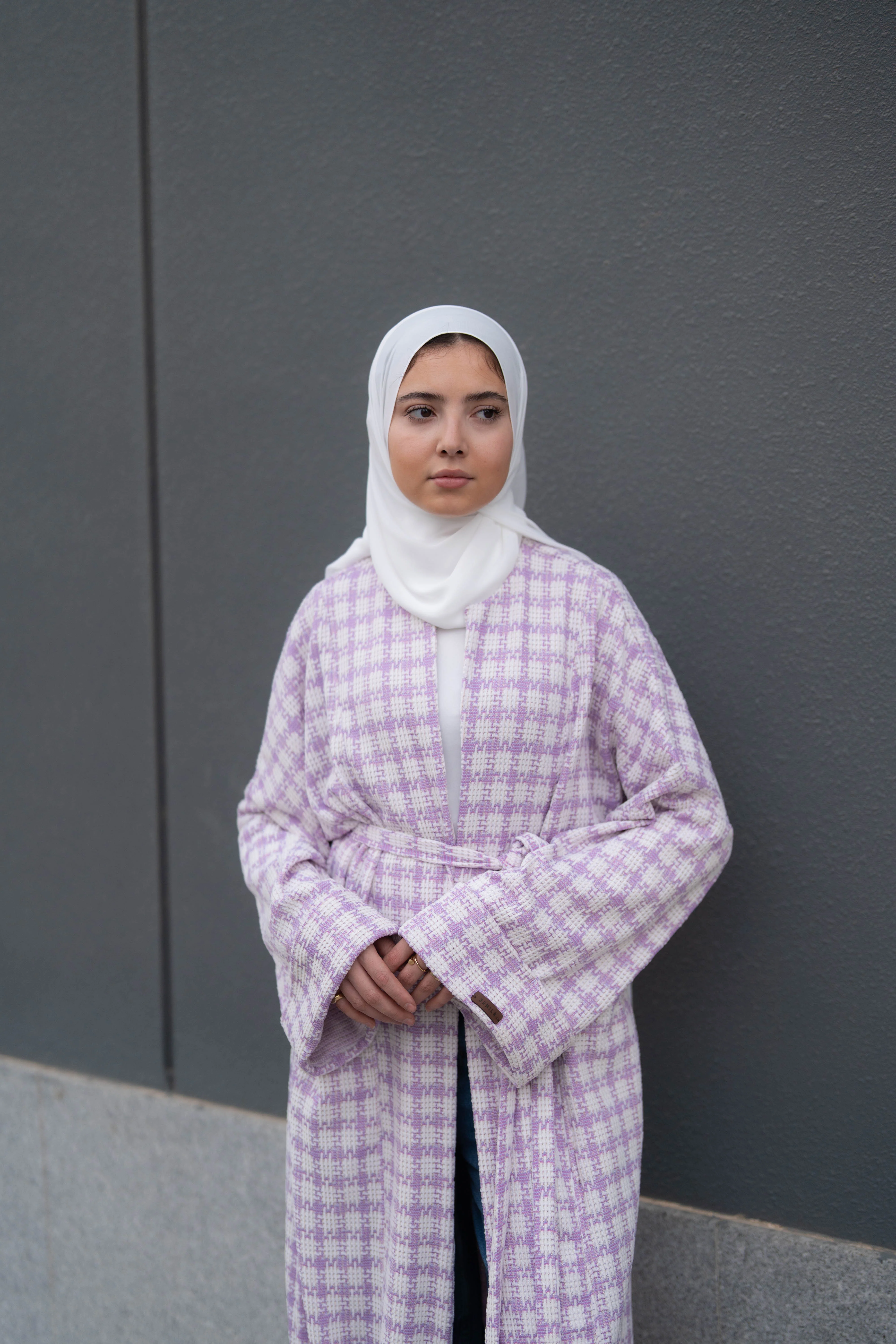Soft Check Kimono - Image 57