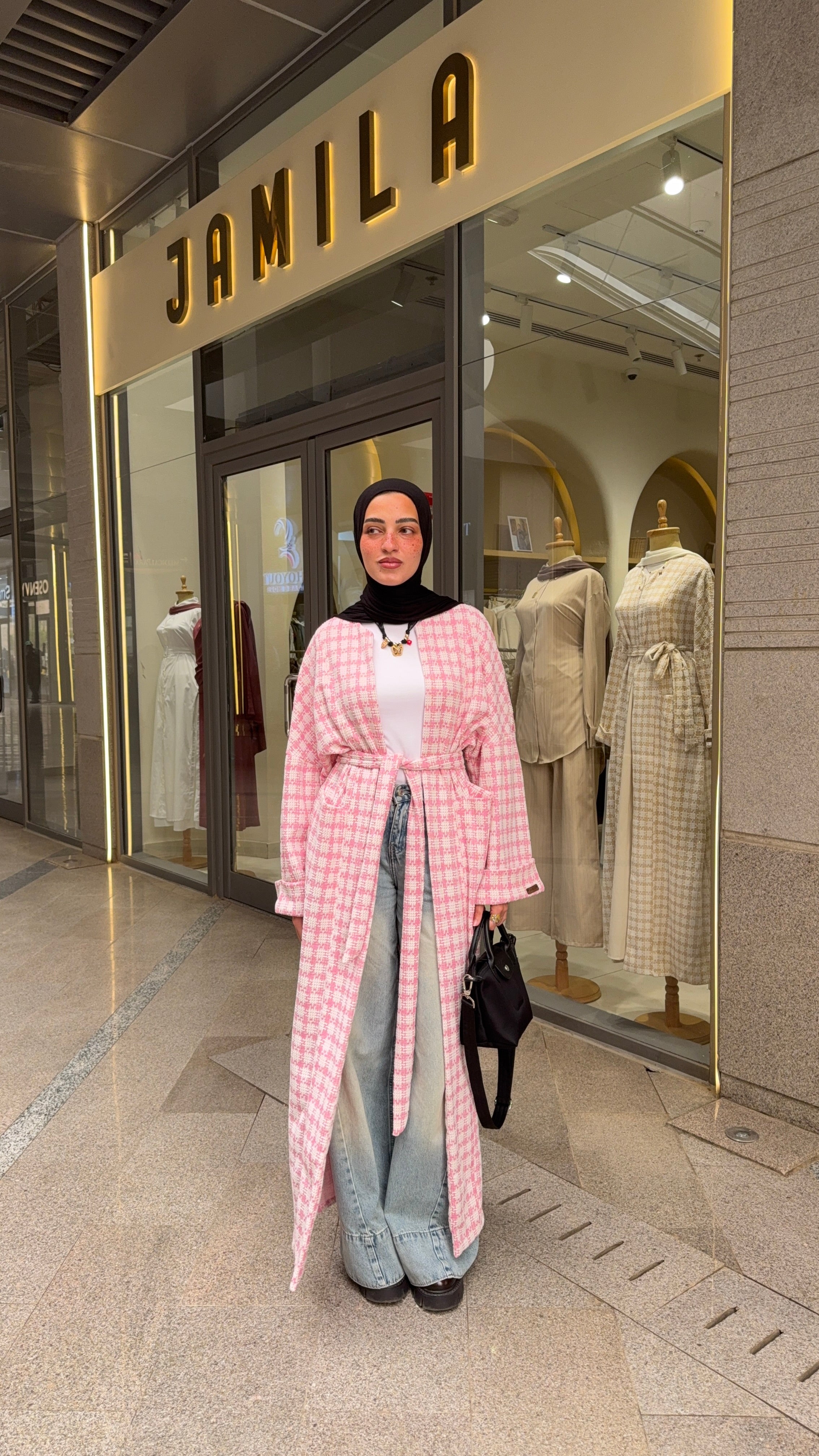 Soft Check Kimono - Image 59
