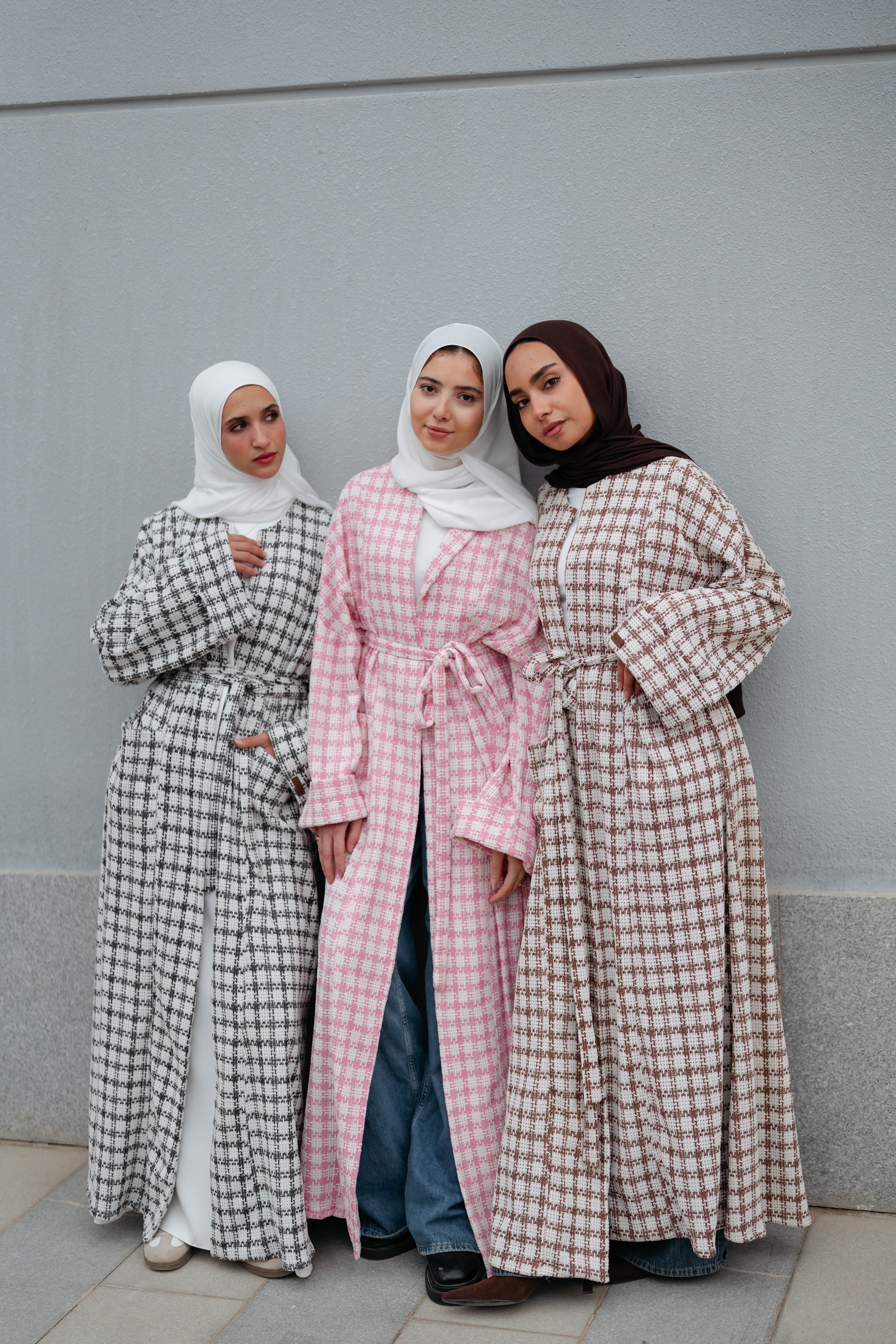 Soft Check Kimono - Image 6