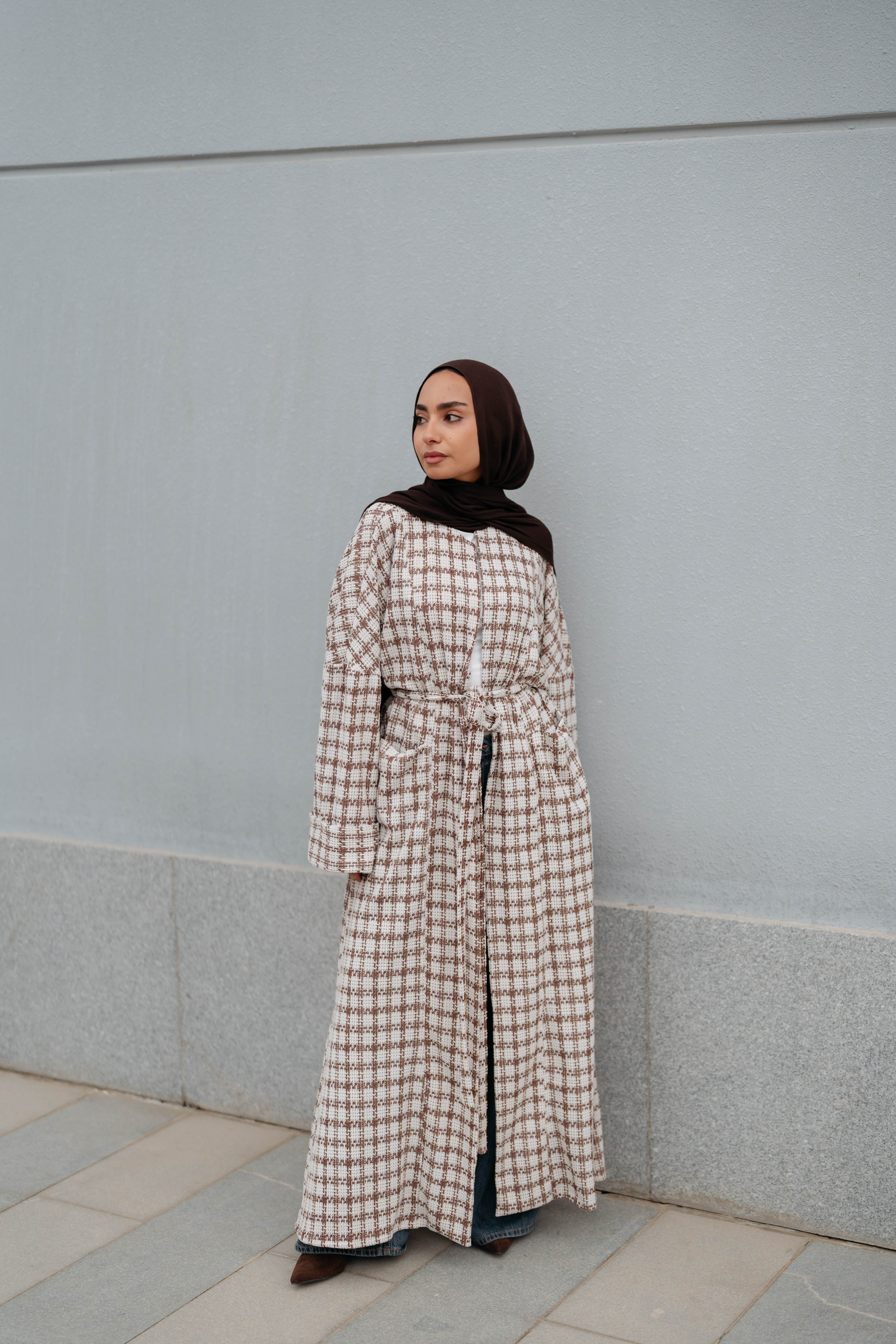Soft Check Kimono - Image 7