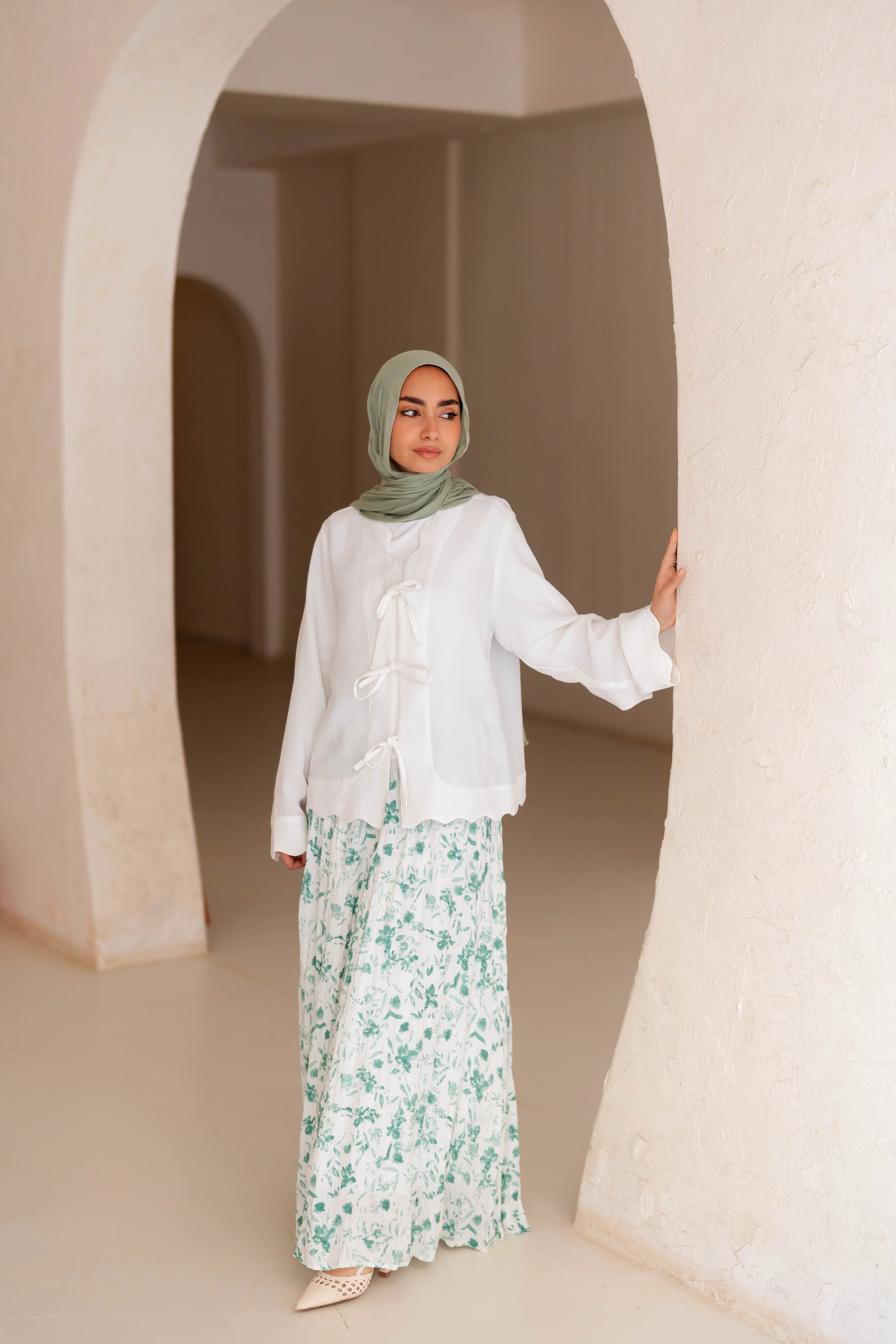 Soft Tie Blouse
