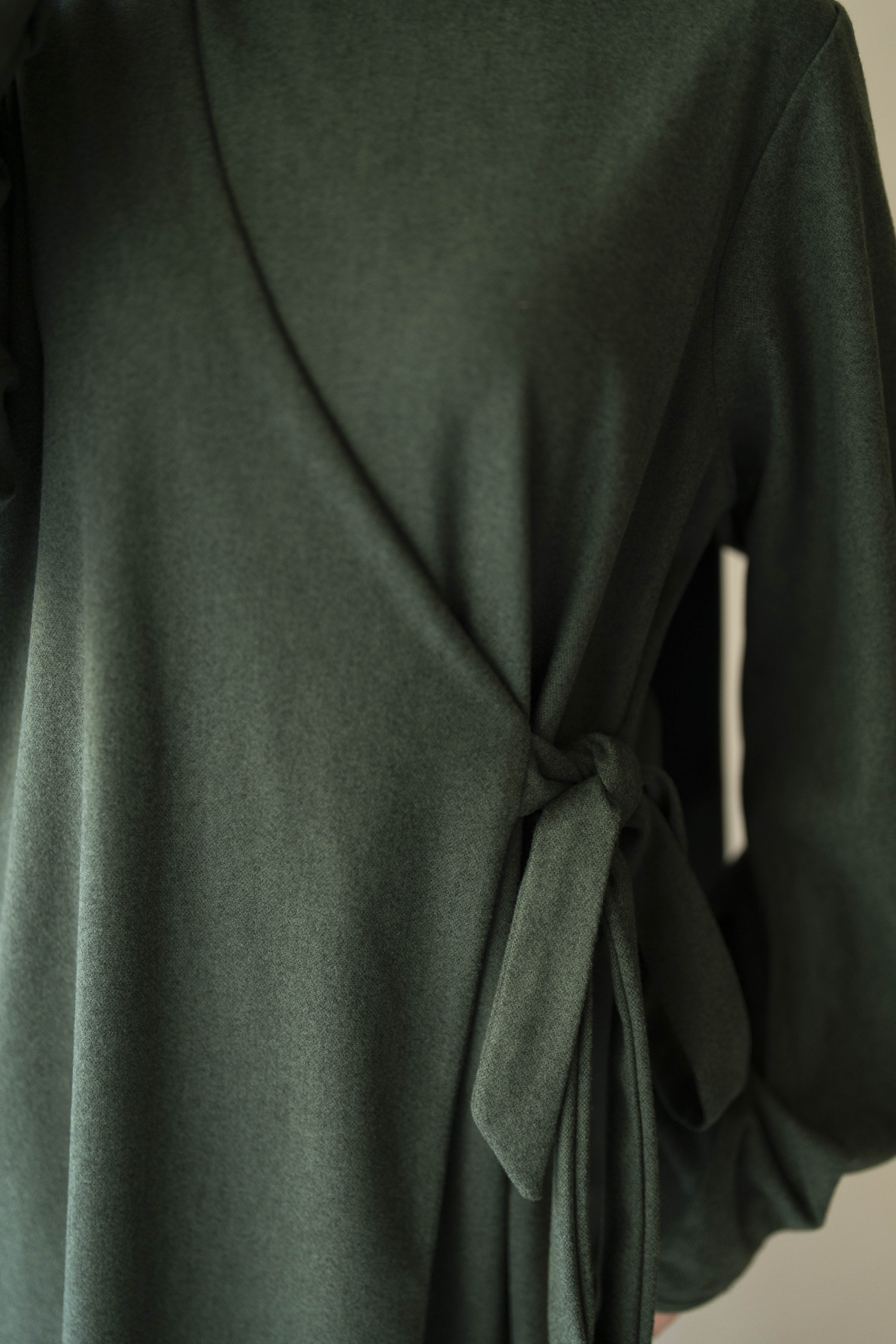 Wool Croisset Dress - Image 12